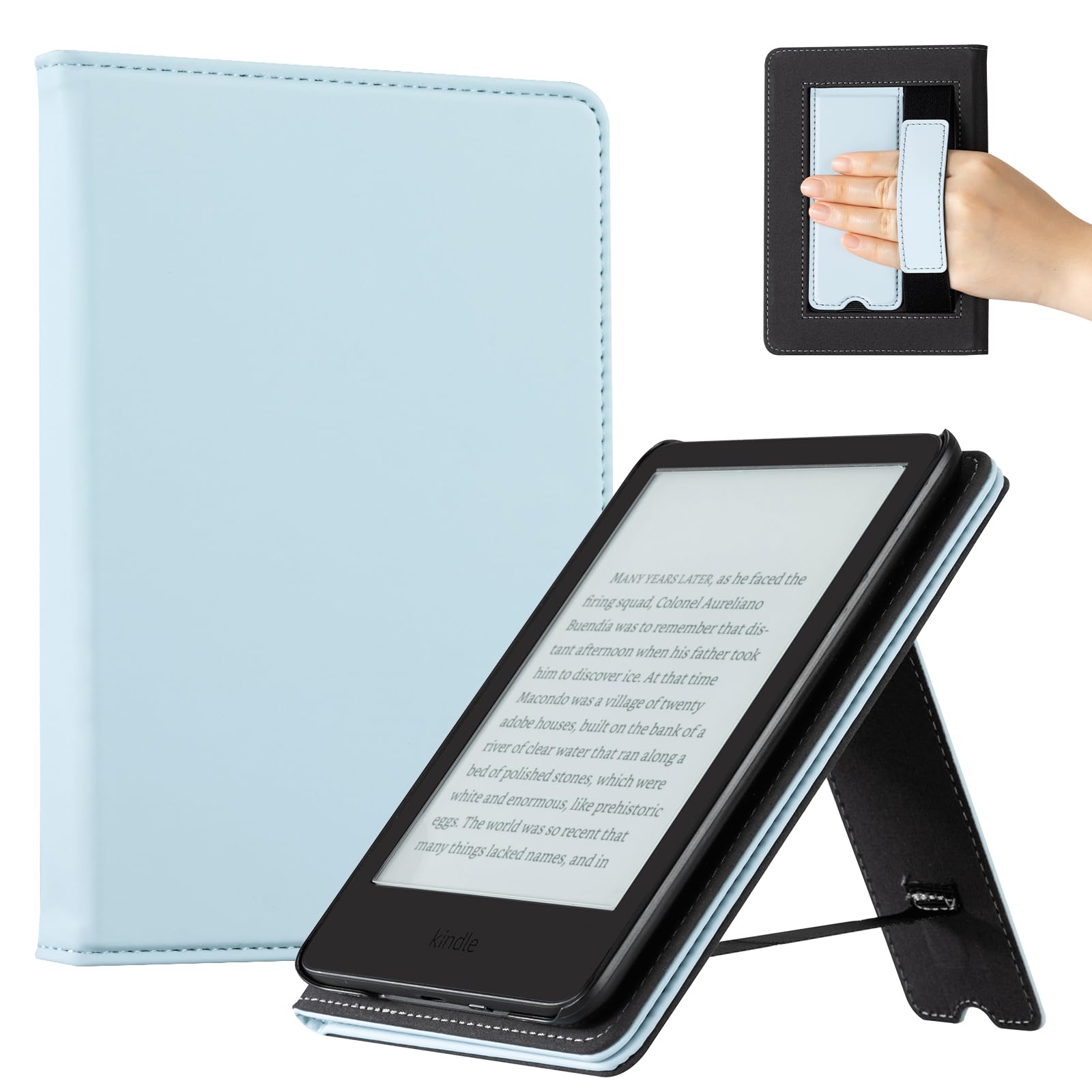 Essentials Luminous Bloom 6 Inch Kindle Stand#Color_Sky Blue