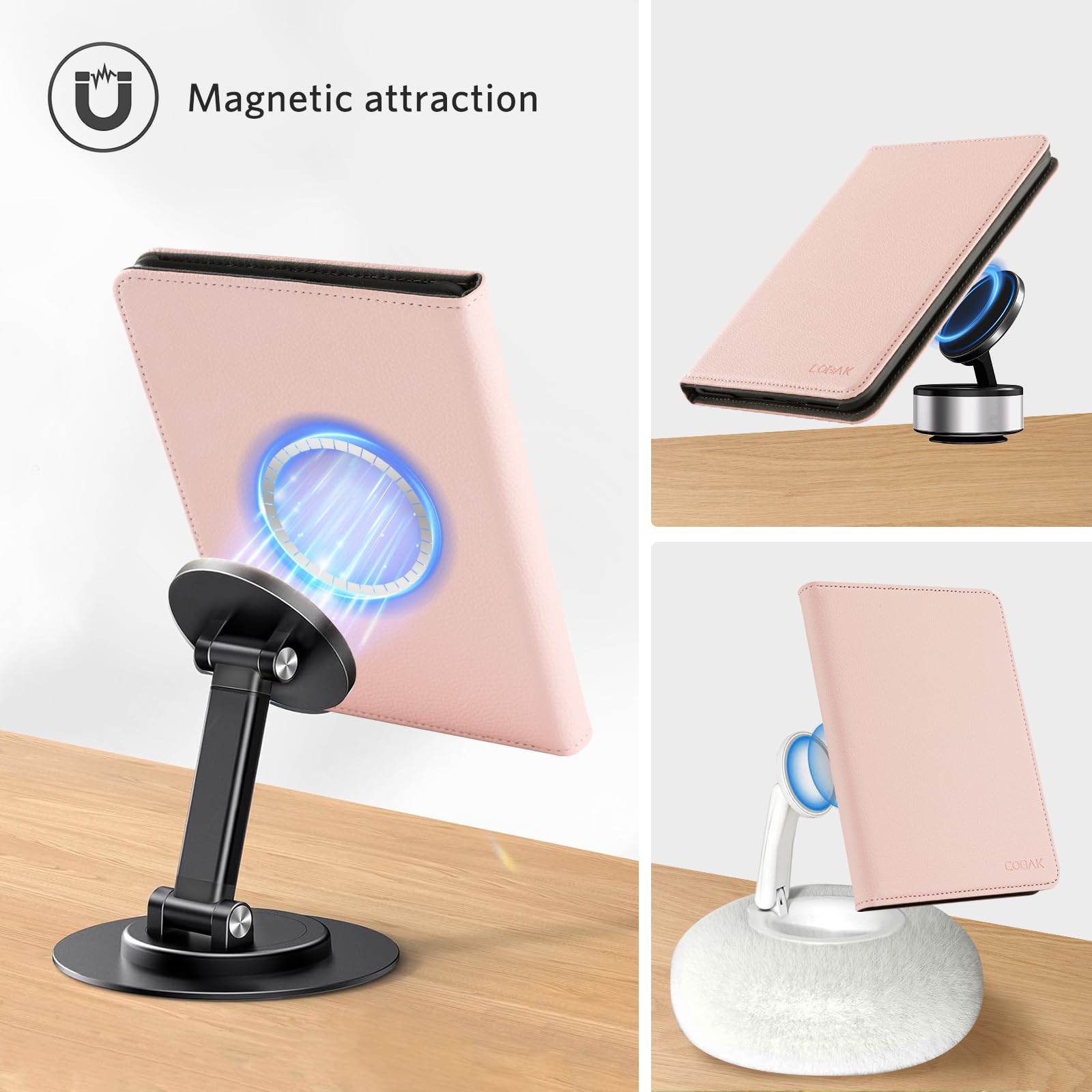Kindle Paperwhite 12th Gen (2024 7 inch) stand#Color_Lychee Pink