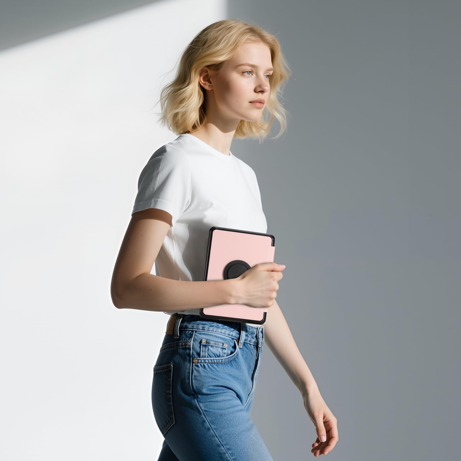 Essentials Lychee pattern Kindle Paper White 6th-Magnetic#Color_Lychee Pink