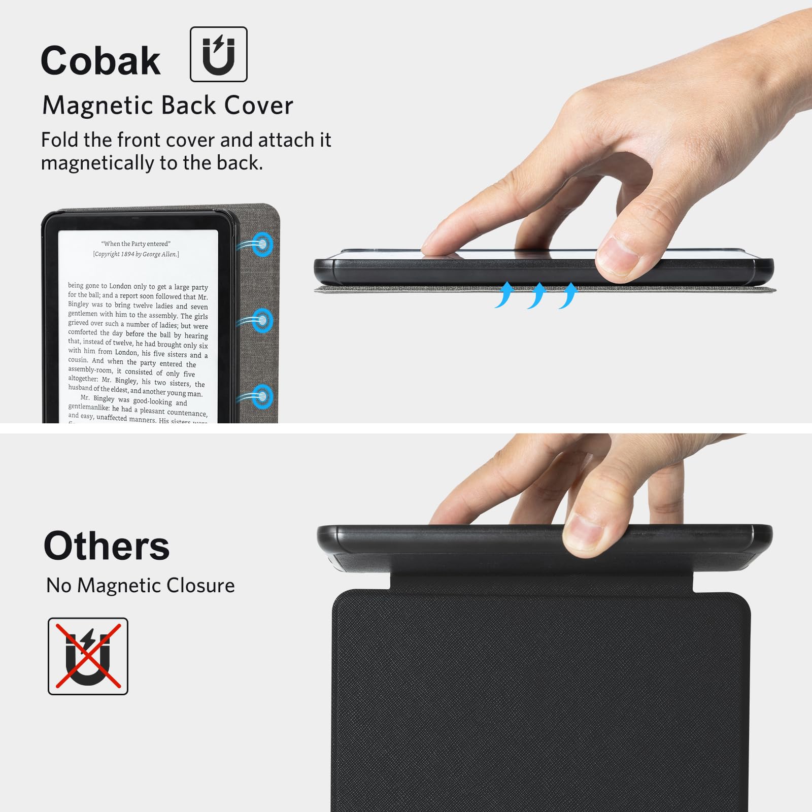 Essentials Mag Ring Kindle Paper White 6th-Magnetic#Color_Gray