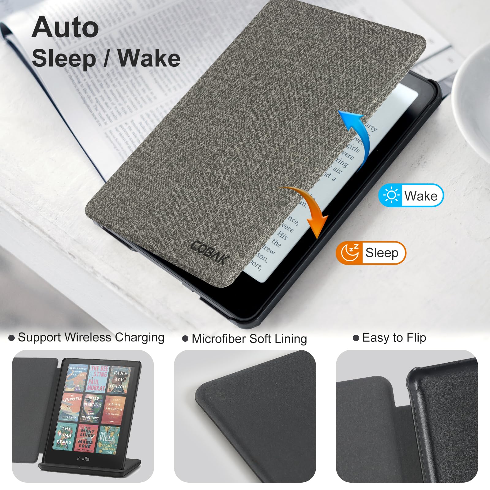 Essentials Mag Ring Kindle Paper White 6th-Magnetic#Color_Gray
