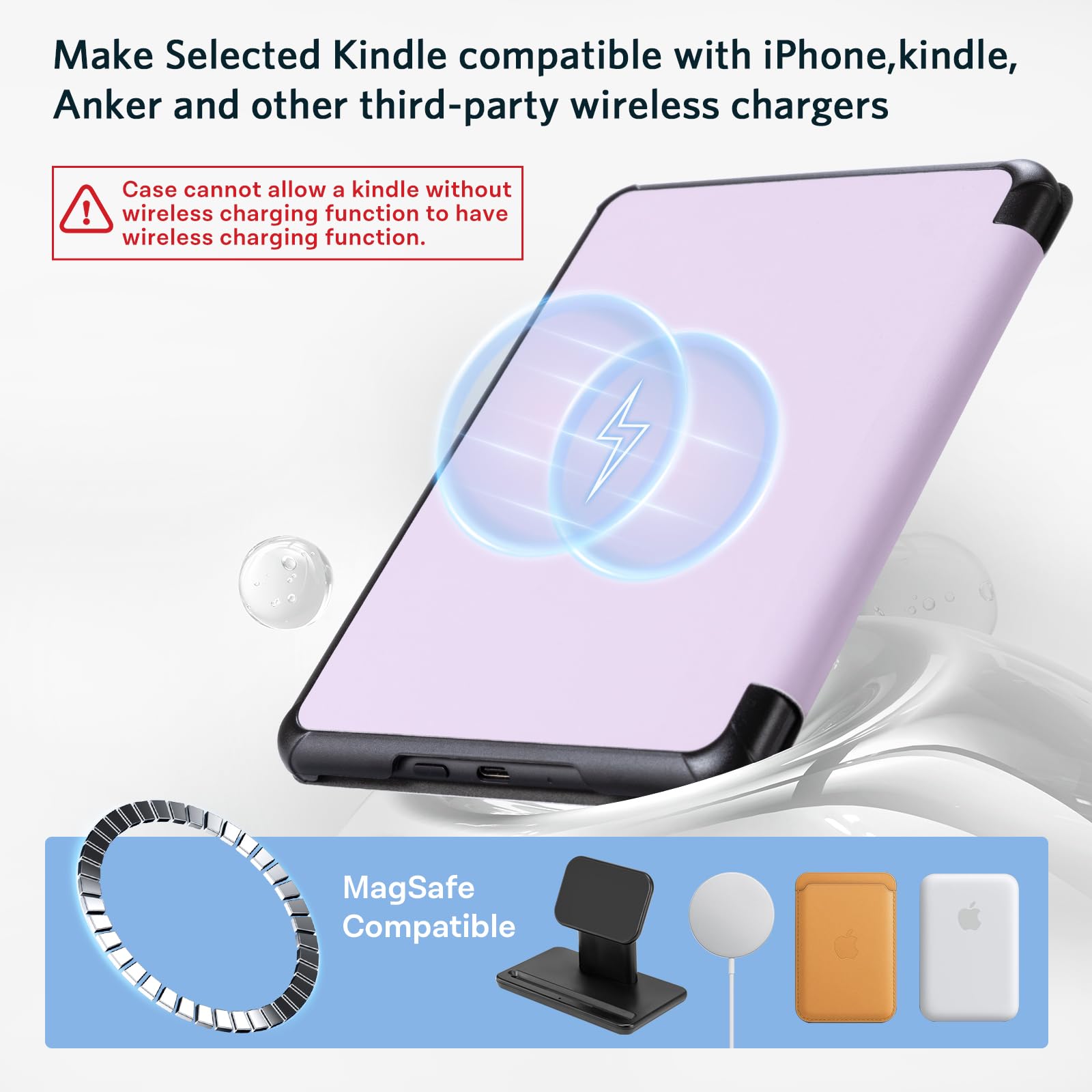 Essentials Mag Ring Kindle Paper White 6th-Magnetic#Color_Gray Violet