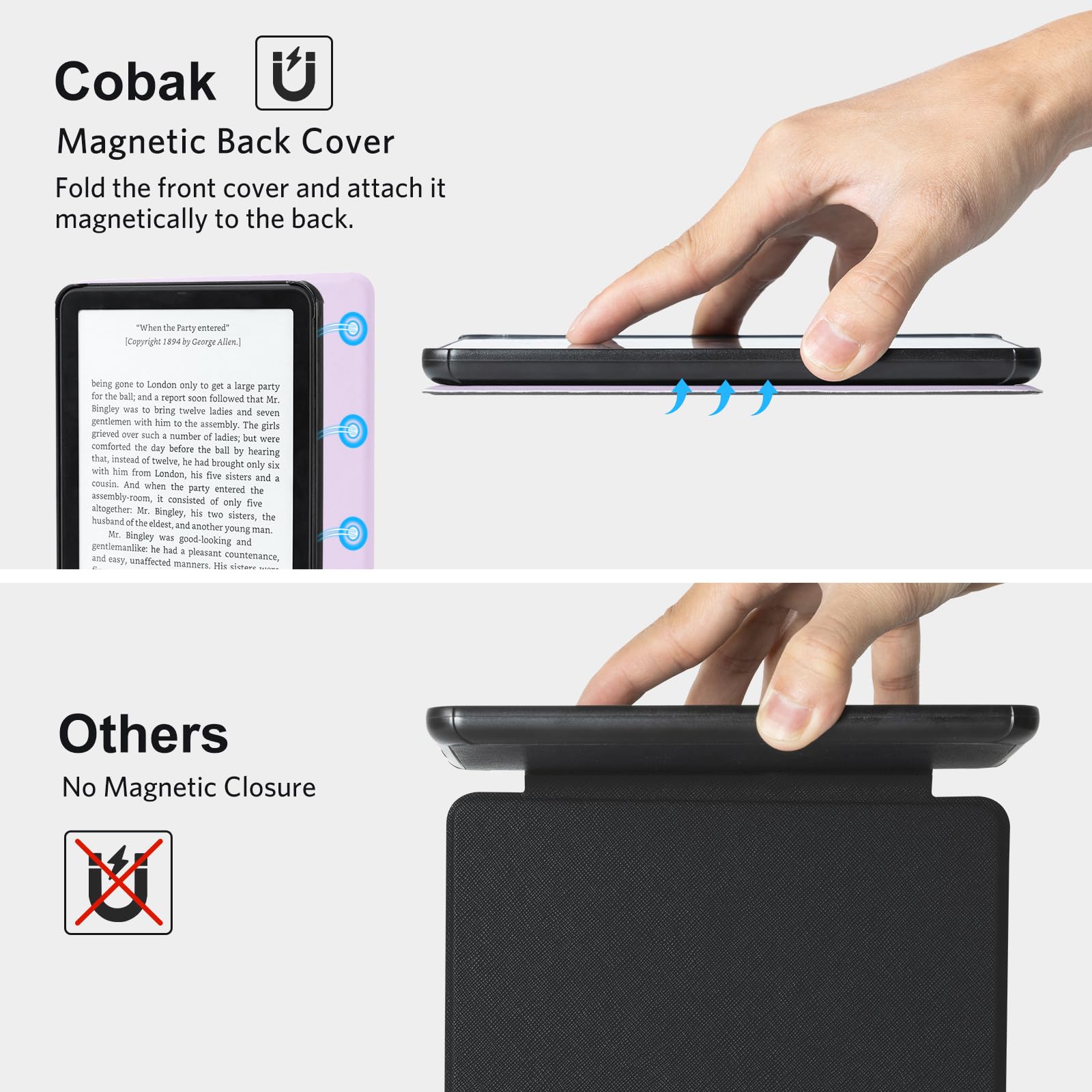 Essentials Mag Ring Kindle Paper White 6th-Magnetic#Color_Gray Violet
