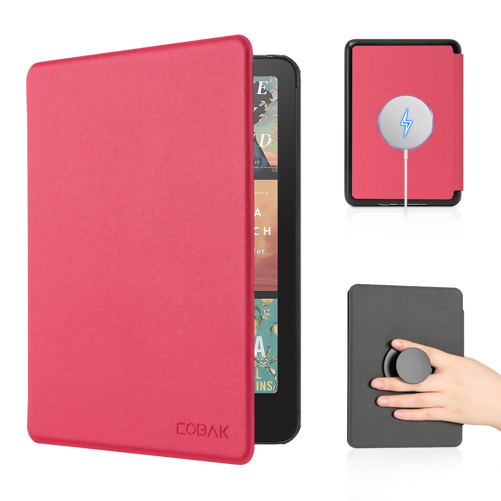 Essentials Mag Ring Kindle Paper White 6th-Magnetic#Color_Raspberry