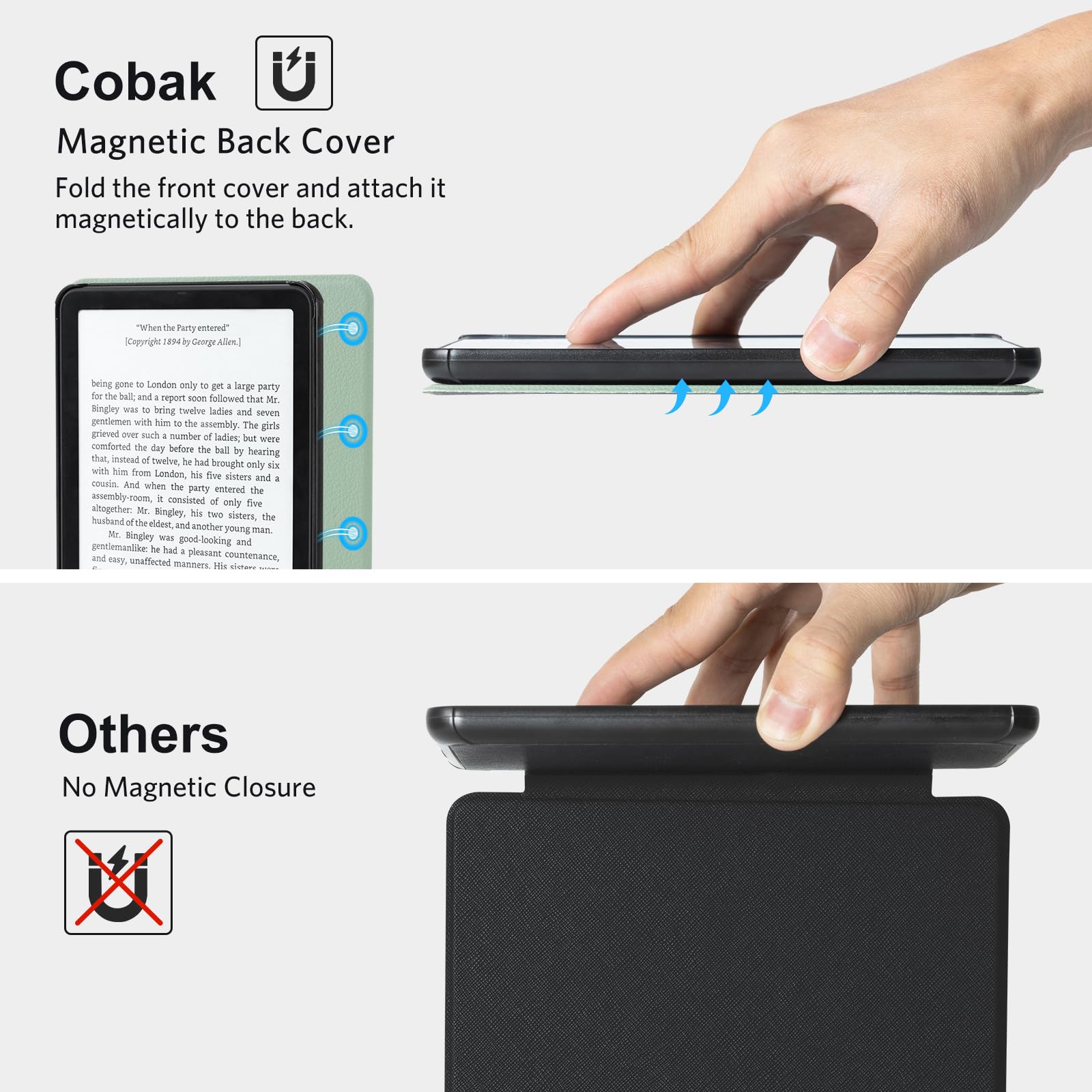 Essentials Mag Ring Kindle Paper White 6th-Magnetic#Color_Sage Green