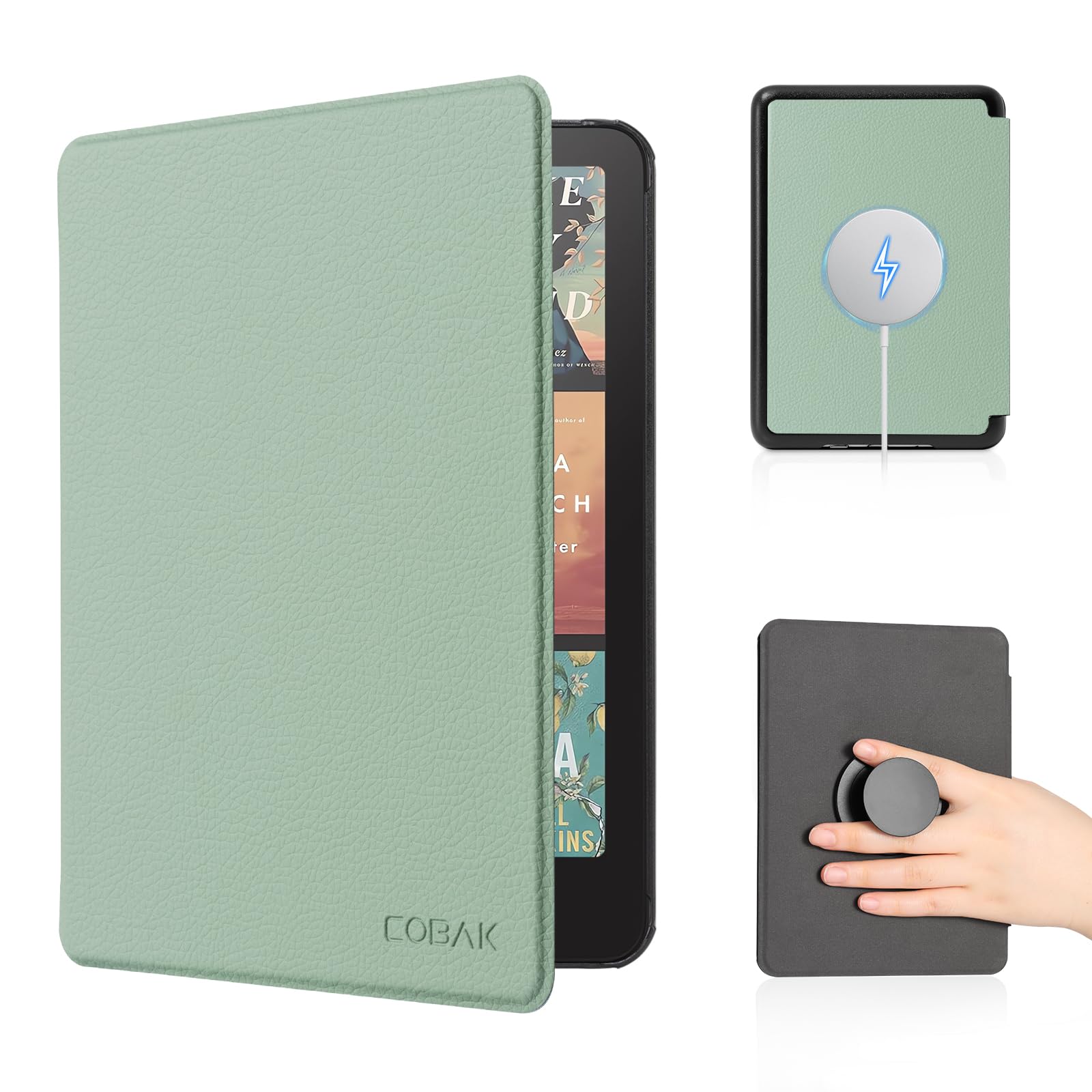 Essentials Mag Ring Kindle Paper White 6th-Magnetic#Color_Sage Green