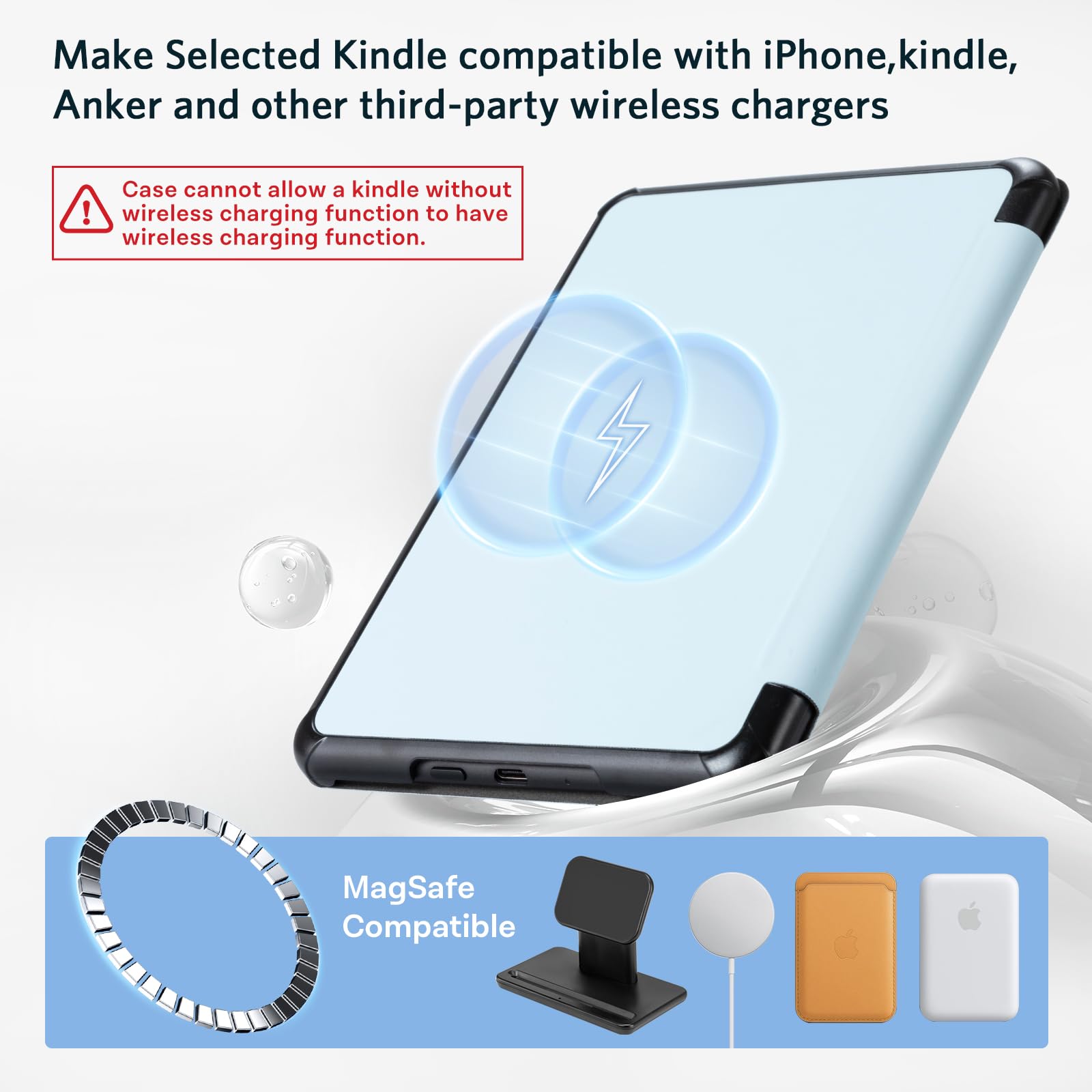 Essentials Mag Ring Kindle Paper White 6th-Magnetic#Color_Sky Blue