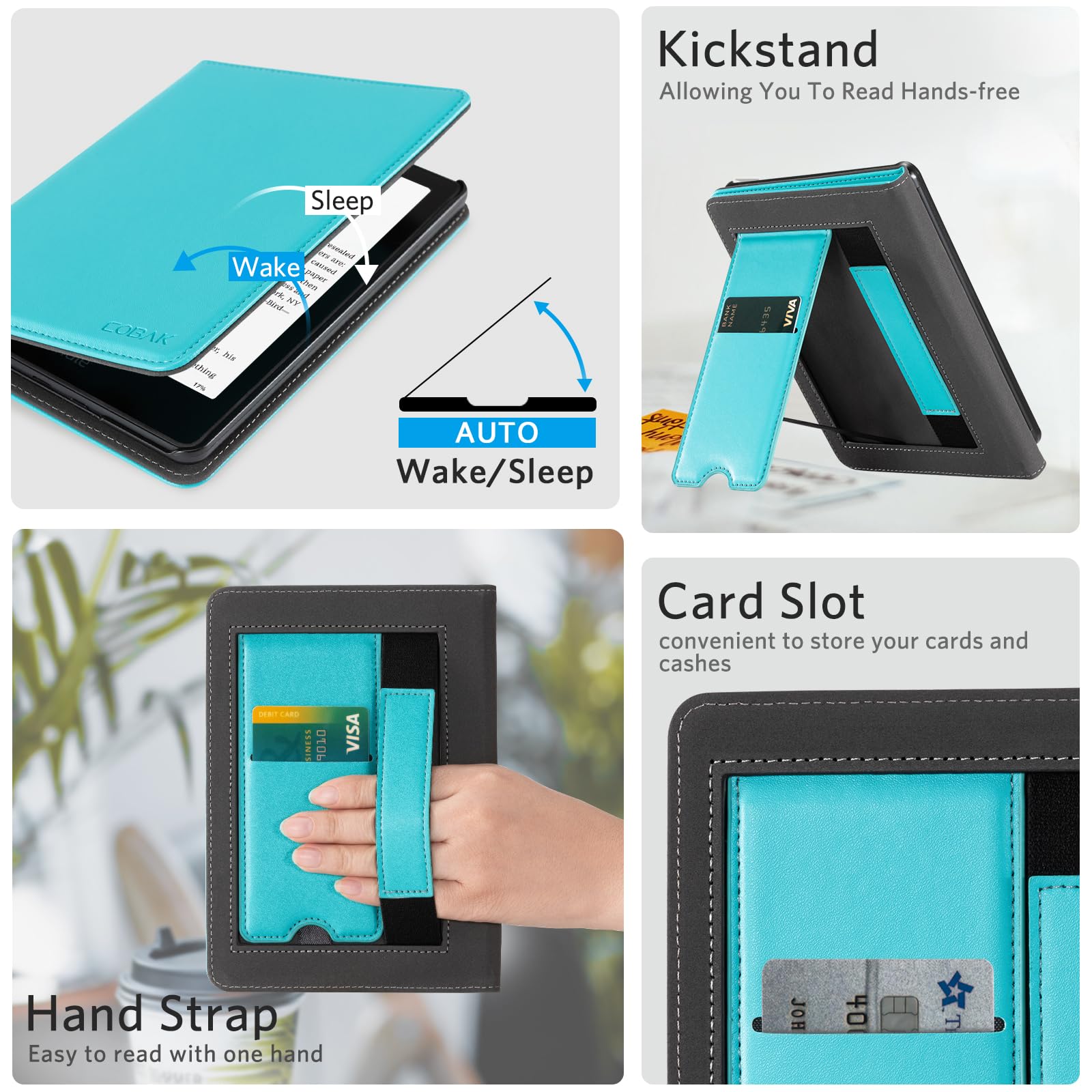 Kindle Paperwhite 12th Gen (2024 7 inch) stand#Color_Turquoise Blue