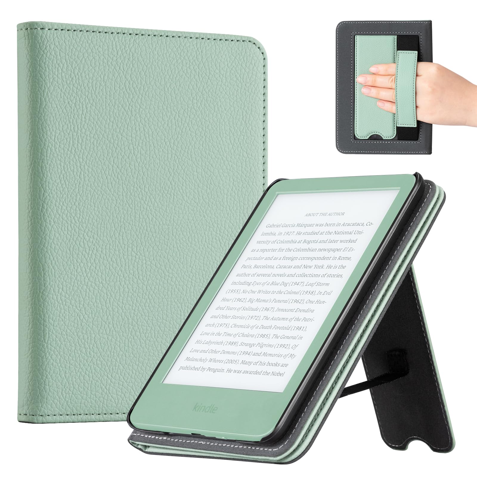Essentials Rustic Serenity 6 Inch Kindle Stand#Color_Sage Green