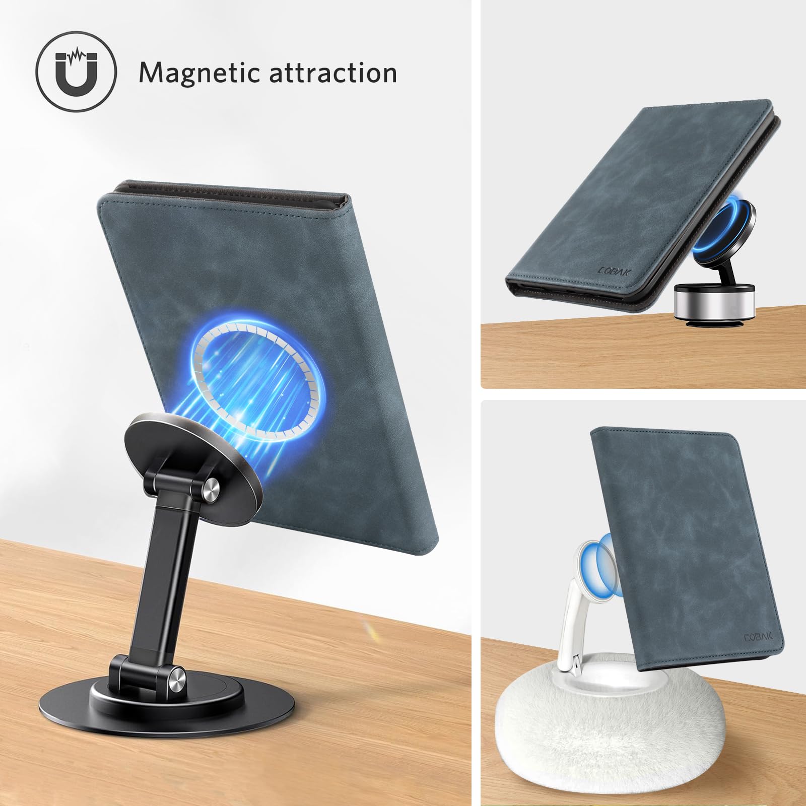 Kindle Paperwhite 12th Gen (2024 7 inch) stand#Color_Blue Gray