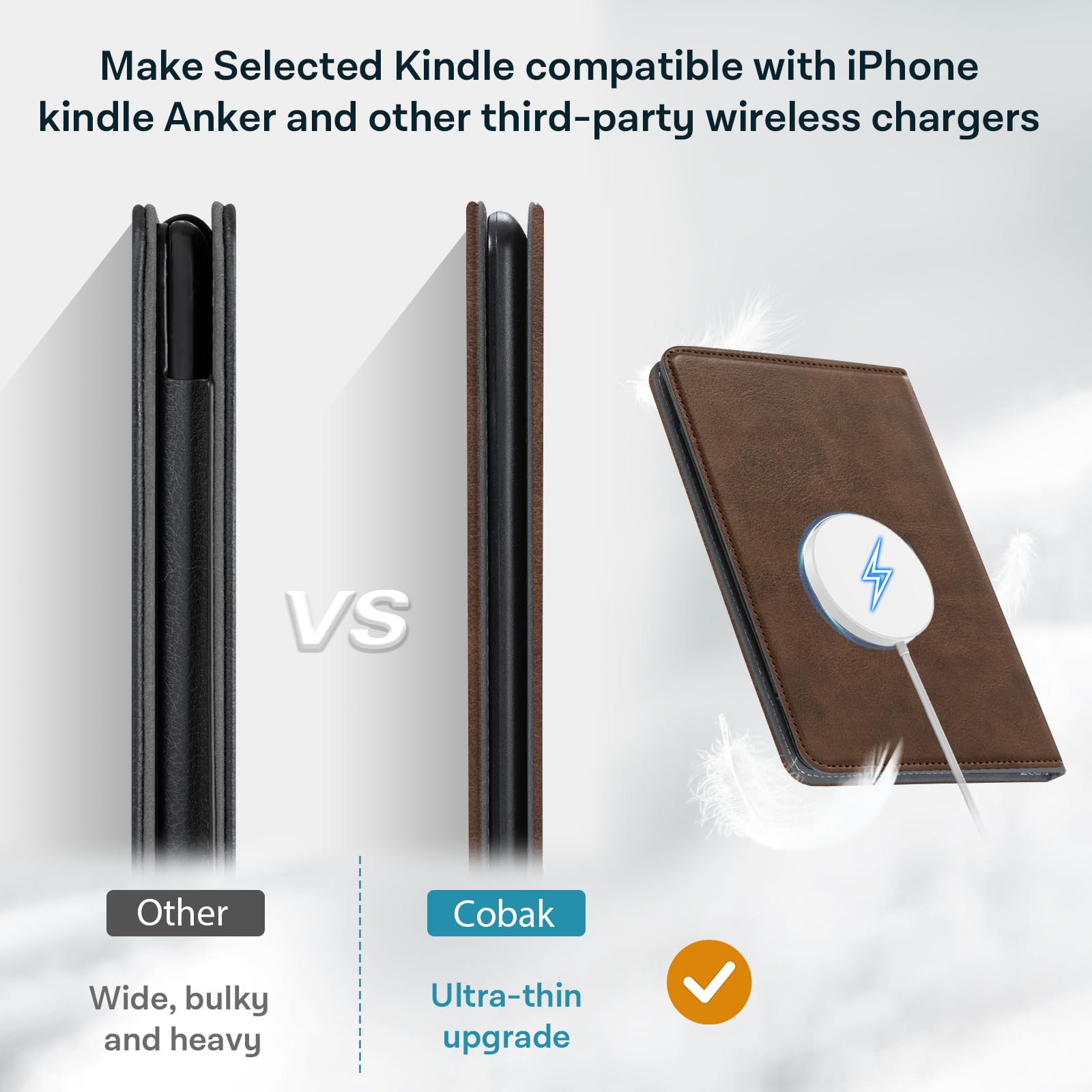 Kindle Paperwhite 12th Gen (2024 7 inch) stand#Color_Cowhide Brown
