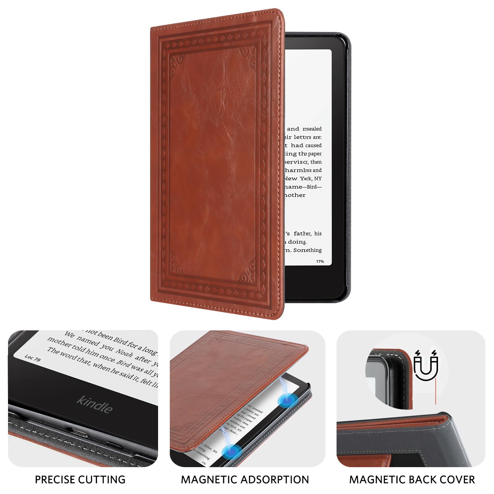 Kindle Paperwhite 12th Gen (2024 7 inch) stand#Color_Dark Brown