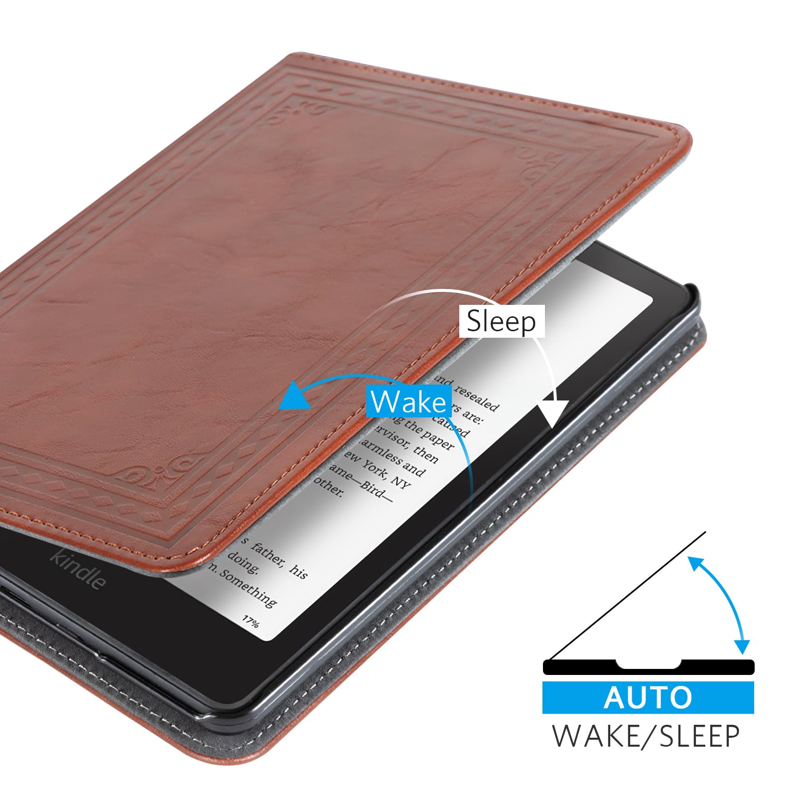 Kindle Paperwhite 12th Gen (2024 7 inch) stand#Color_Dark Brown