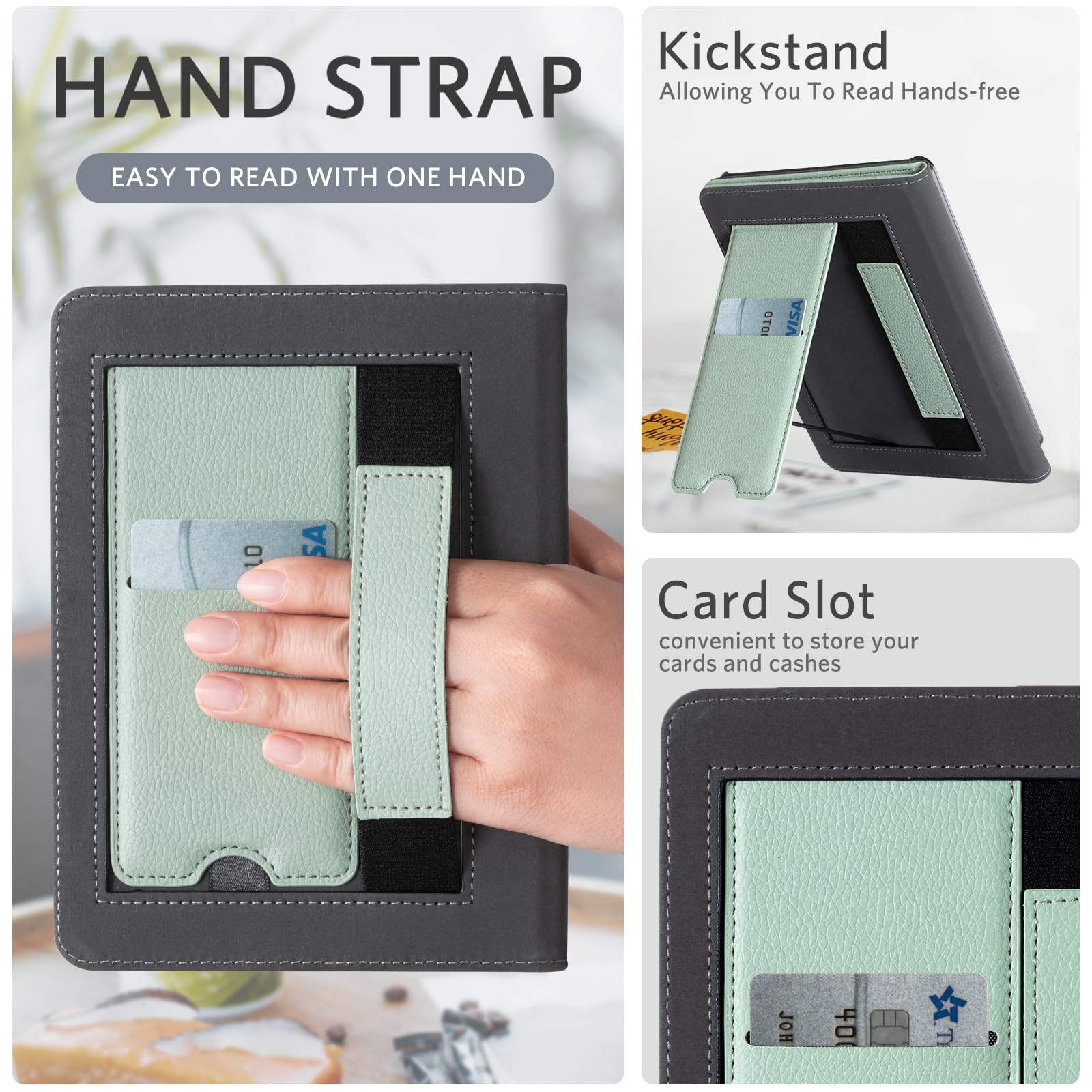 Kindle Paperwhite 12th Gen (2024 7 inch) stand#Color_Sage Green