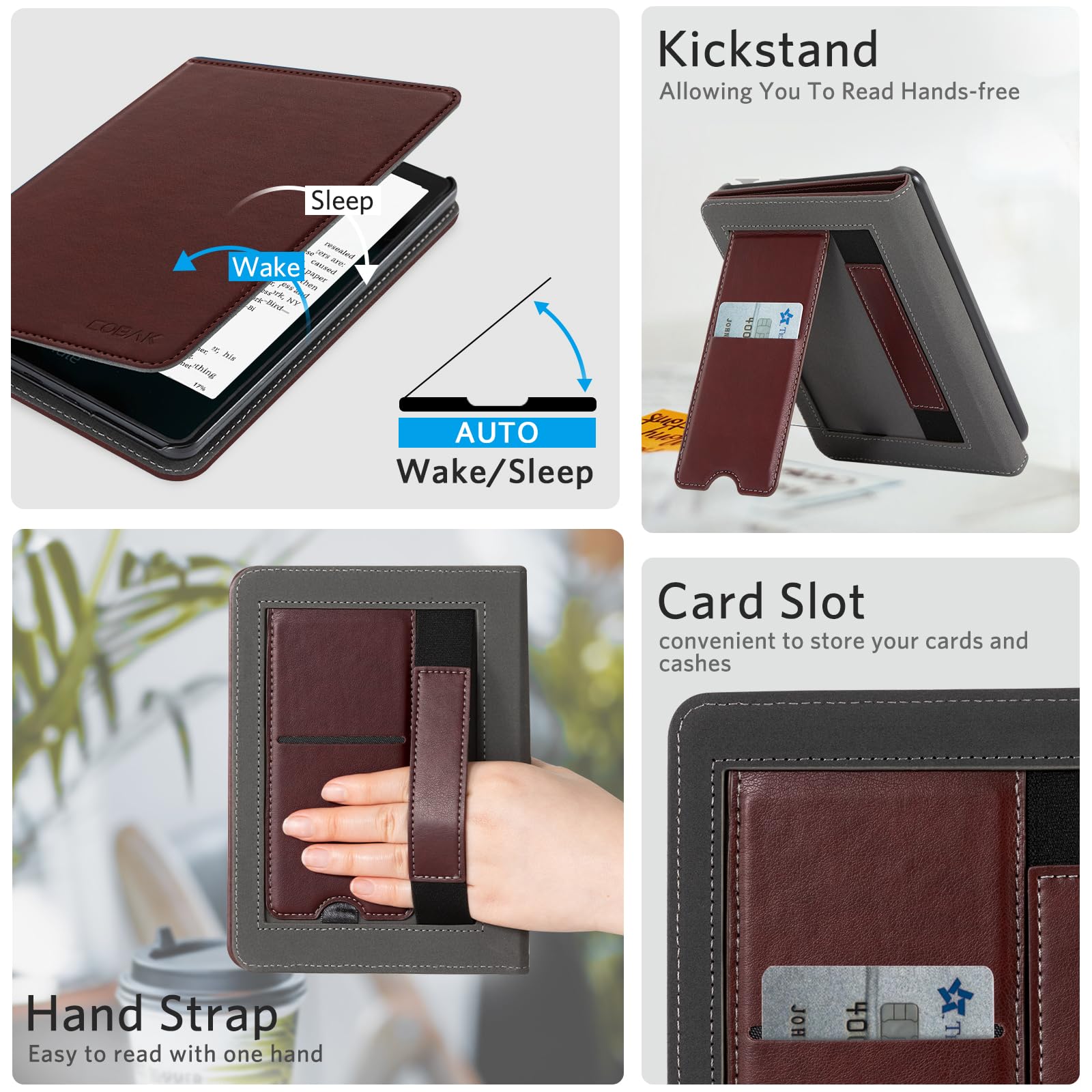 Kindle Paperwhite 12th Gen (2024 7 inch) stand#Color_Wine Red