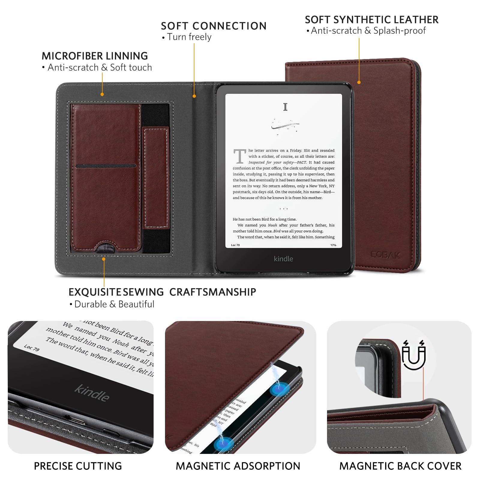 Kindle Paperwhite 12th Gen (2024 7 inch) stand#Color_Wine Red