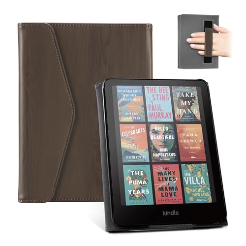 Essentials Vintage Kindle Paper White 6th-Buckle Style#Color_Dark Brown