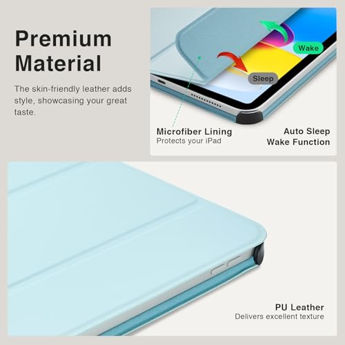 Essentials iPad (A16) tri-fold-Magnetic#Color Sky Blue