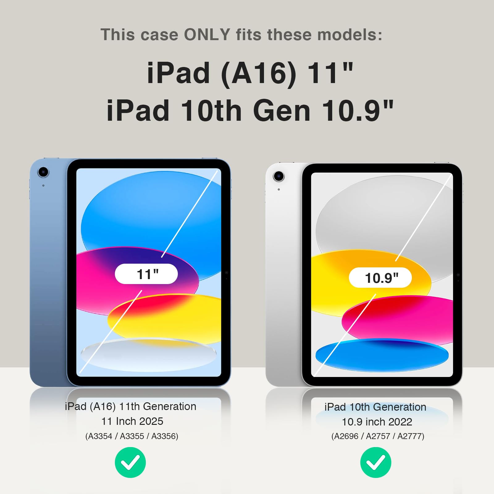 Essentials iPad (A16) tri-fold-Magnetic#Color Yellow