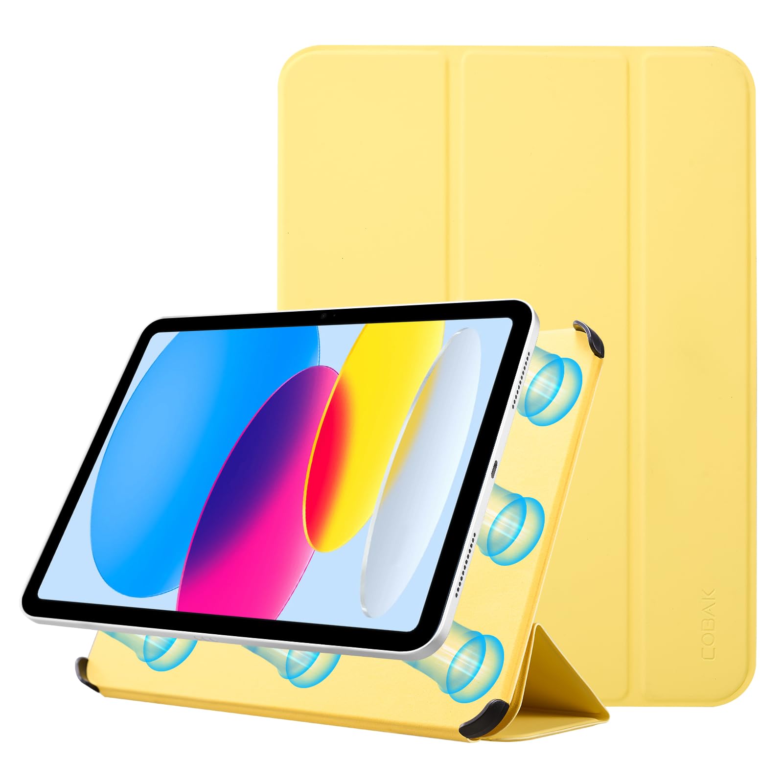 Essentials iPad (A16) tri-fold-Magnetic#Color Yellow