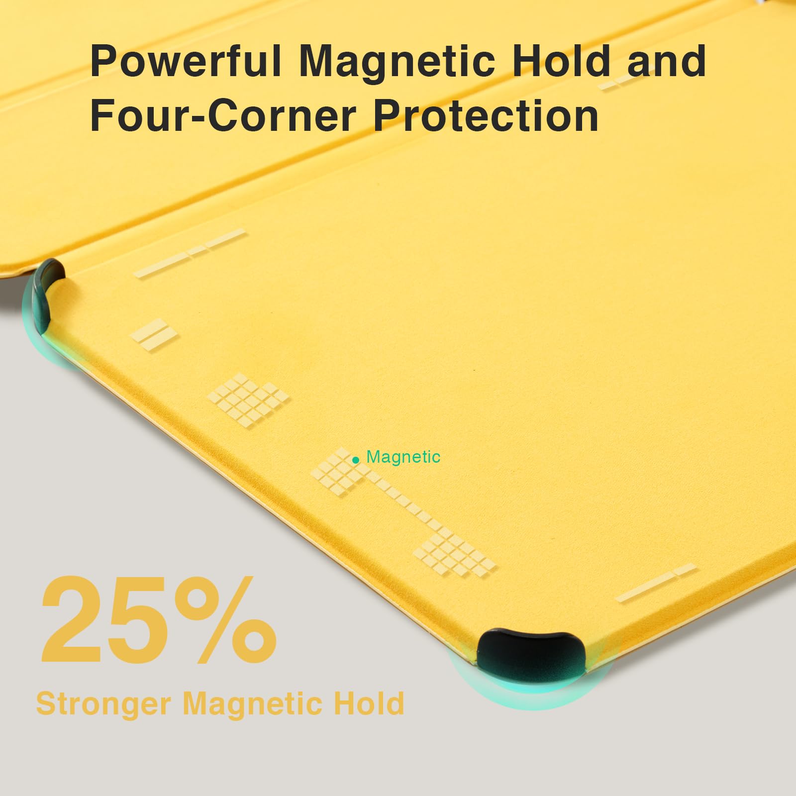 Essentials iPad (A16) tri-fold-Magnetic#Color Yellow