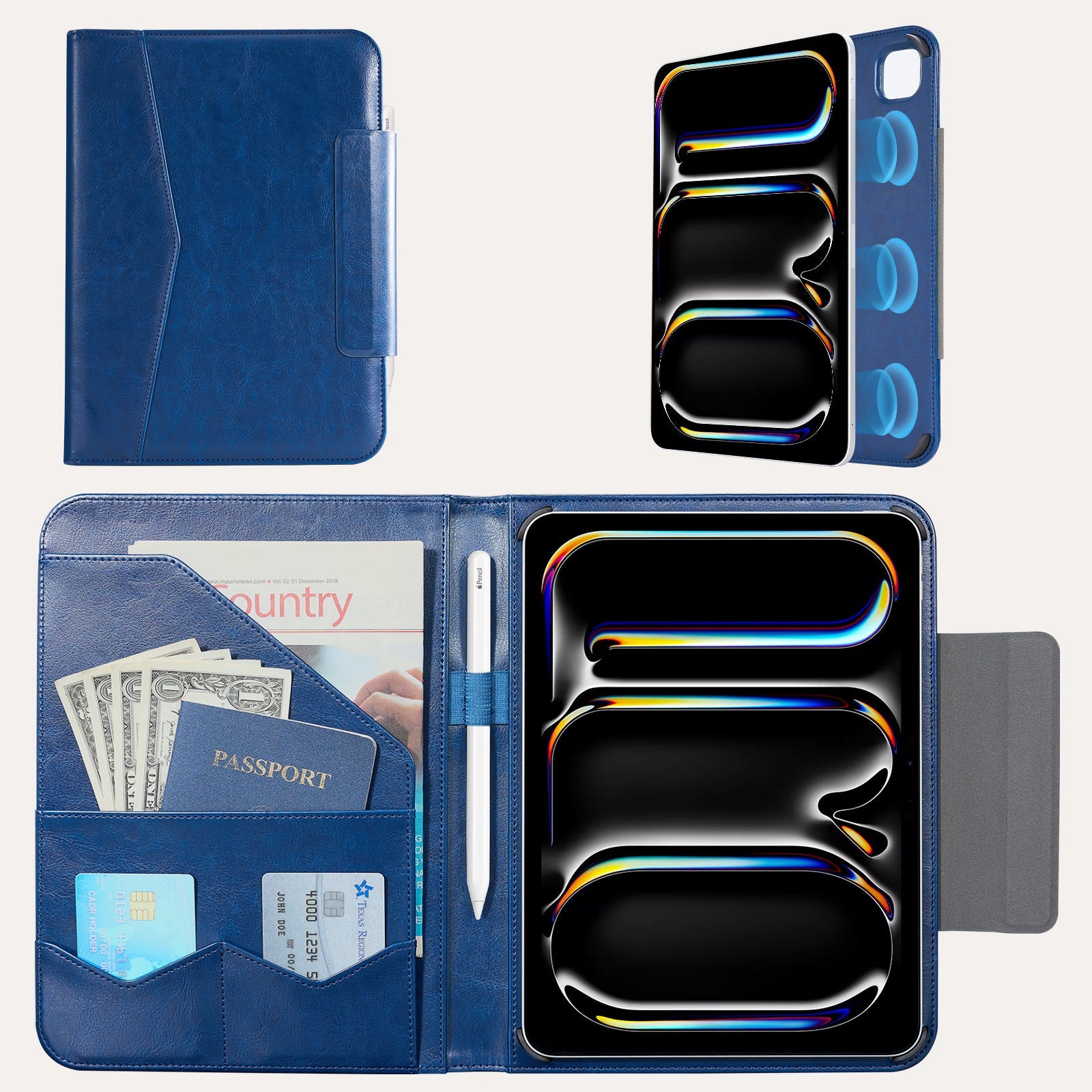 Essentials iPad Pro 11 inch 2024 Edge#Color_Navy Blue