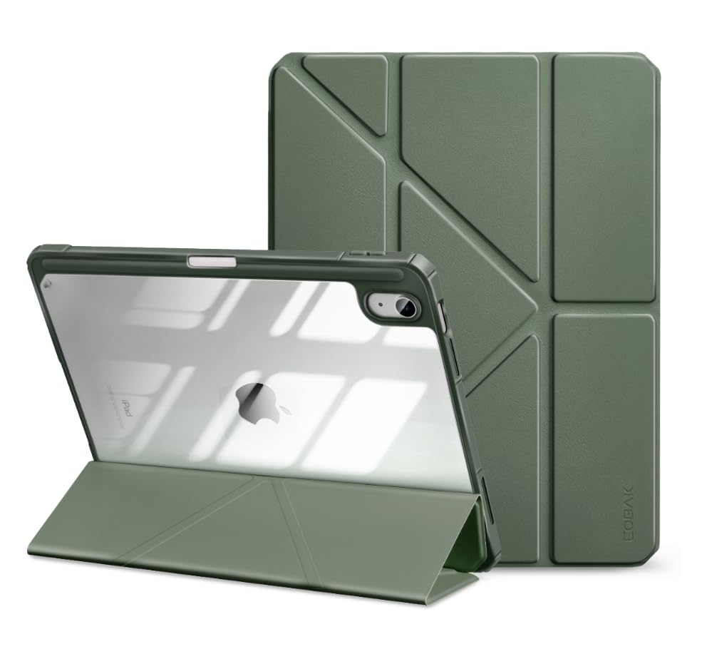iPad 11th Gen (A16) 11" (2025) & 10th Gen 10.9" (2022) Case With Magnetic Stand#Color_Sage Green