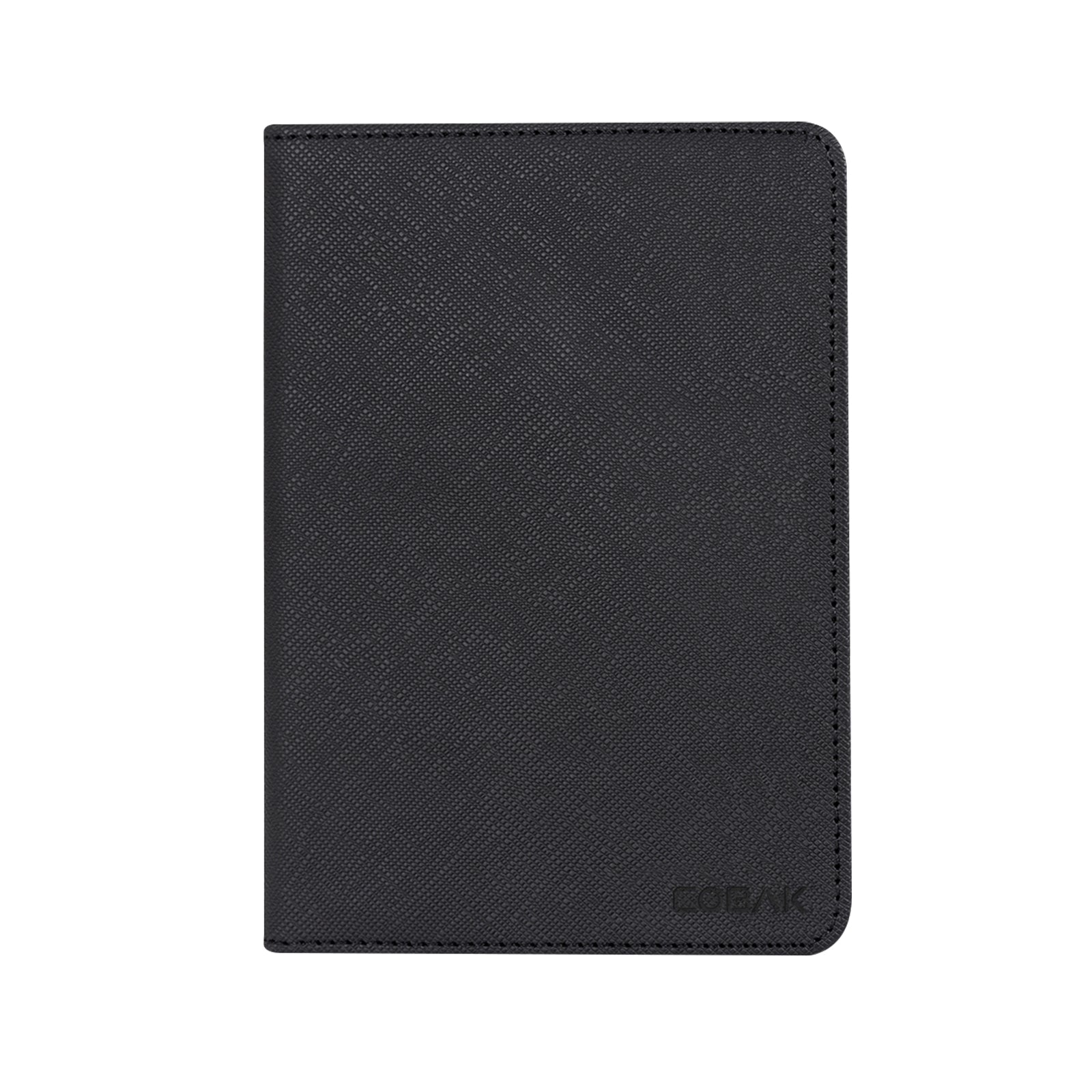 Kindle Basic (2022/2024 6 INCH) Case With Stand#Color_Cross Texture Black
