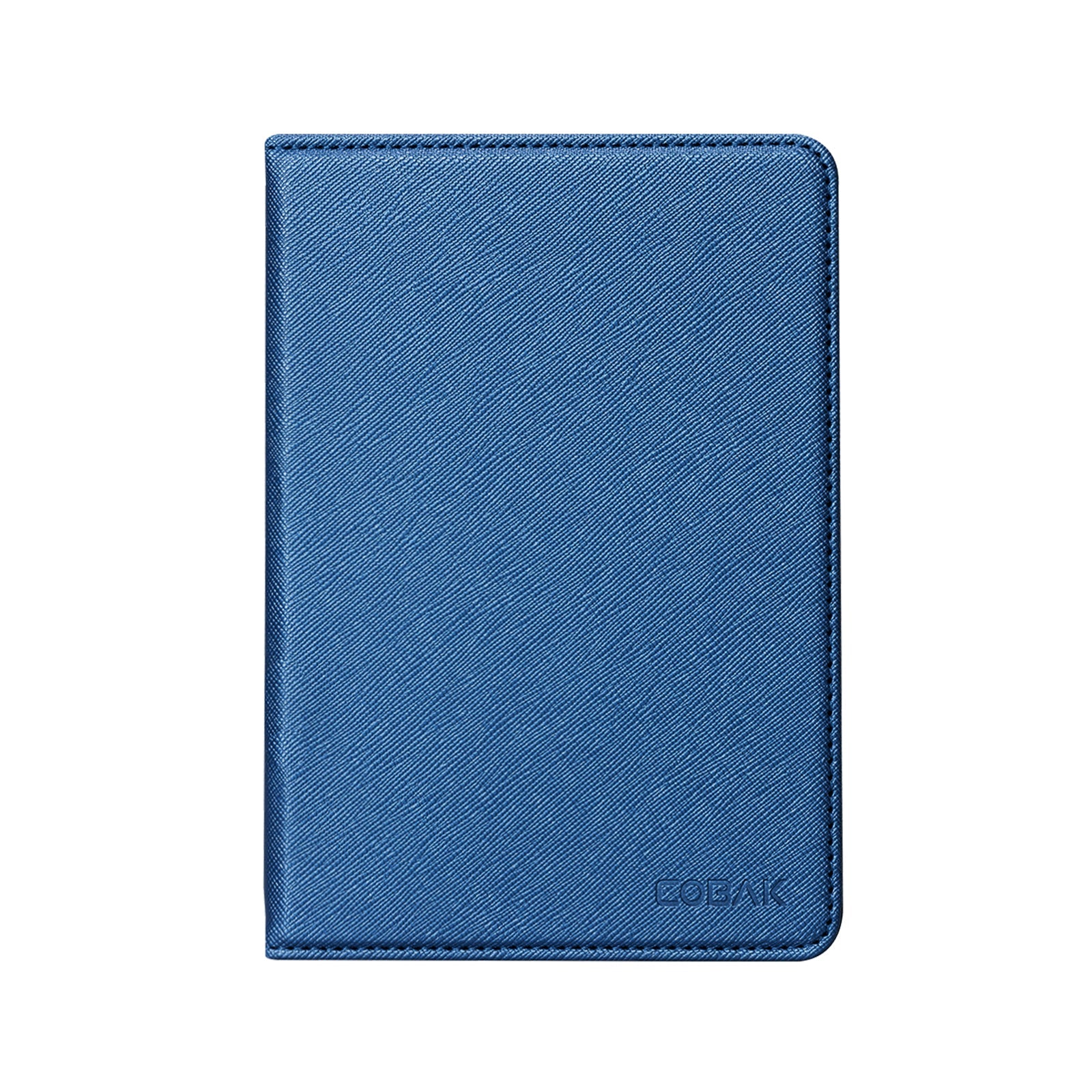 Kindle Basic (2022/2024 6 INCH) Case With Stand#Color_Cross Texture Dark Blue