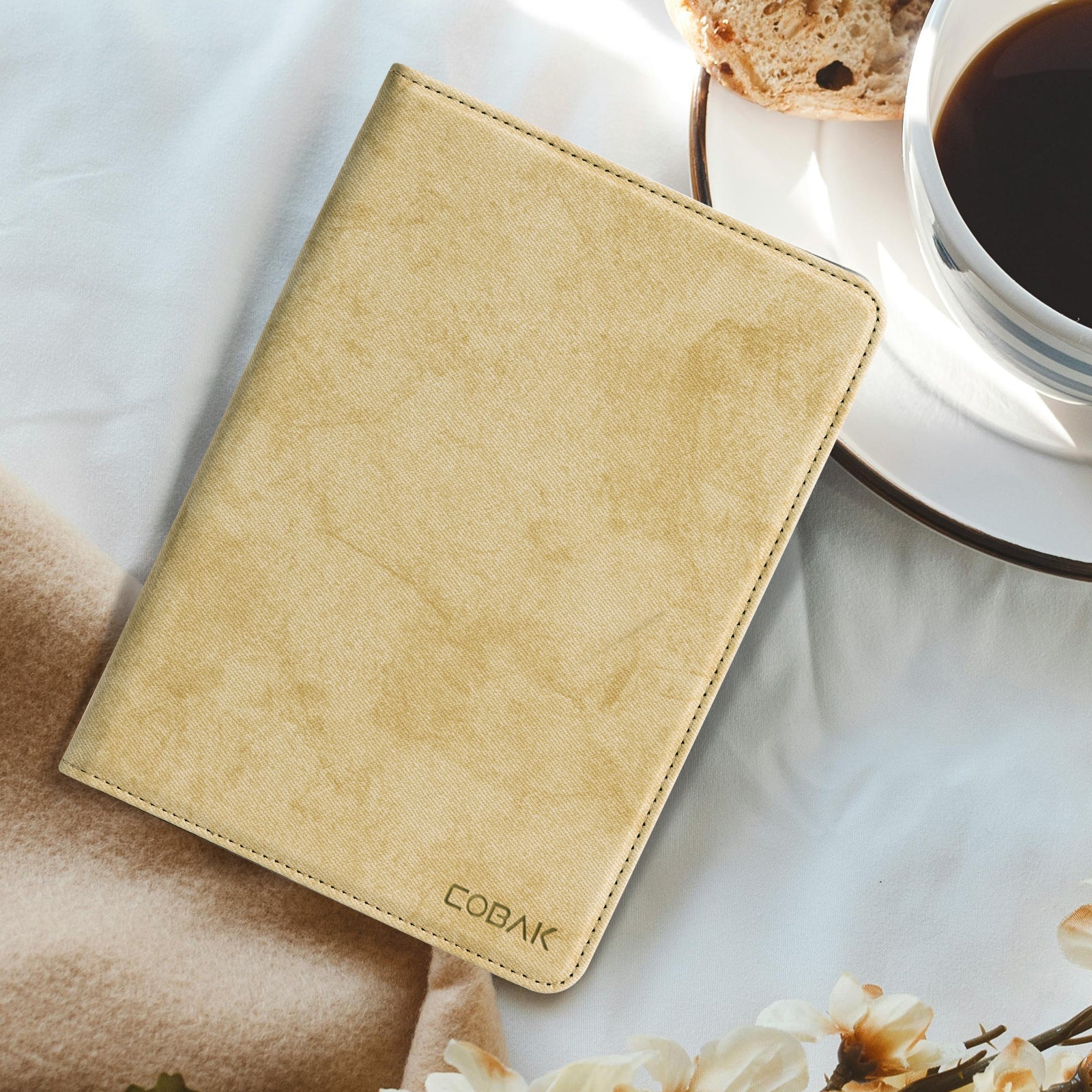 Kindle Basic (2022/2024 6 INCH) Case With Stand#Color_Linen