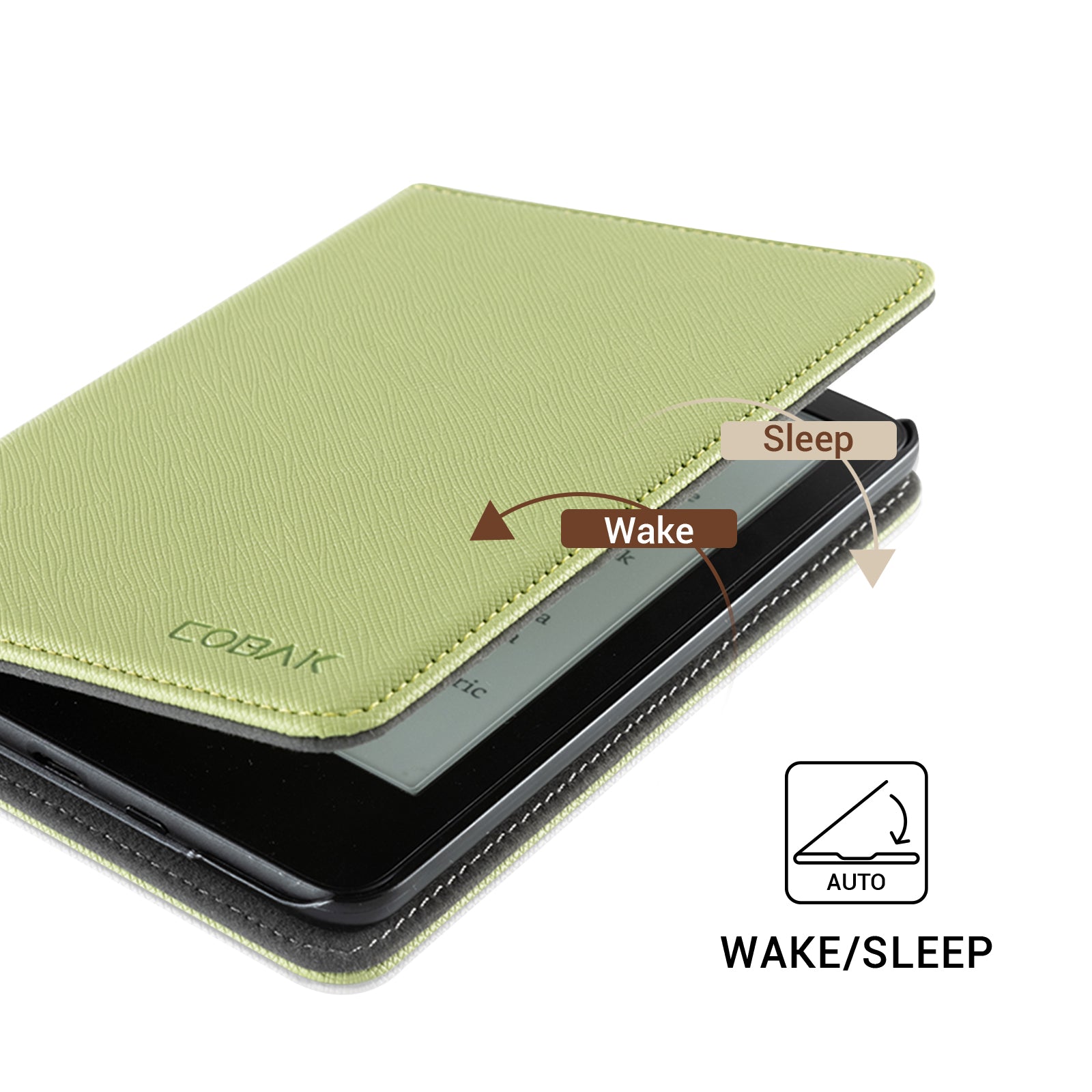 Kindle Basic (2022/2024 6 INCH) Case With Stand#Color_Matcha