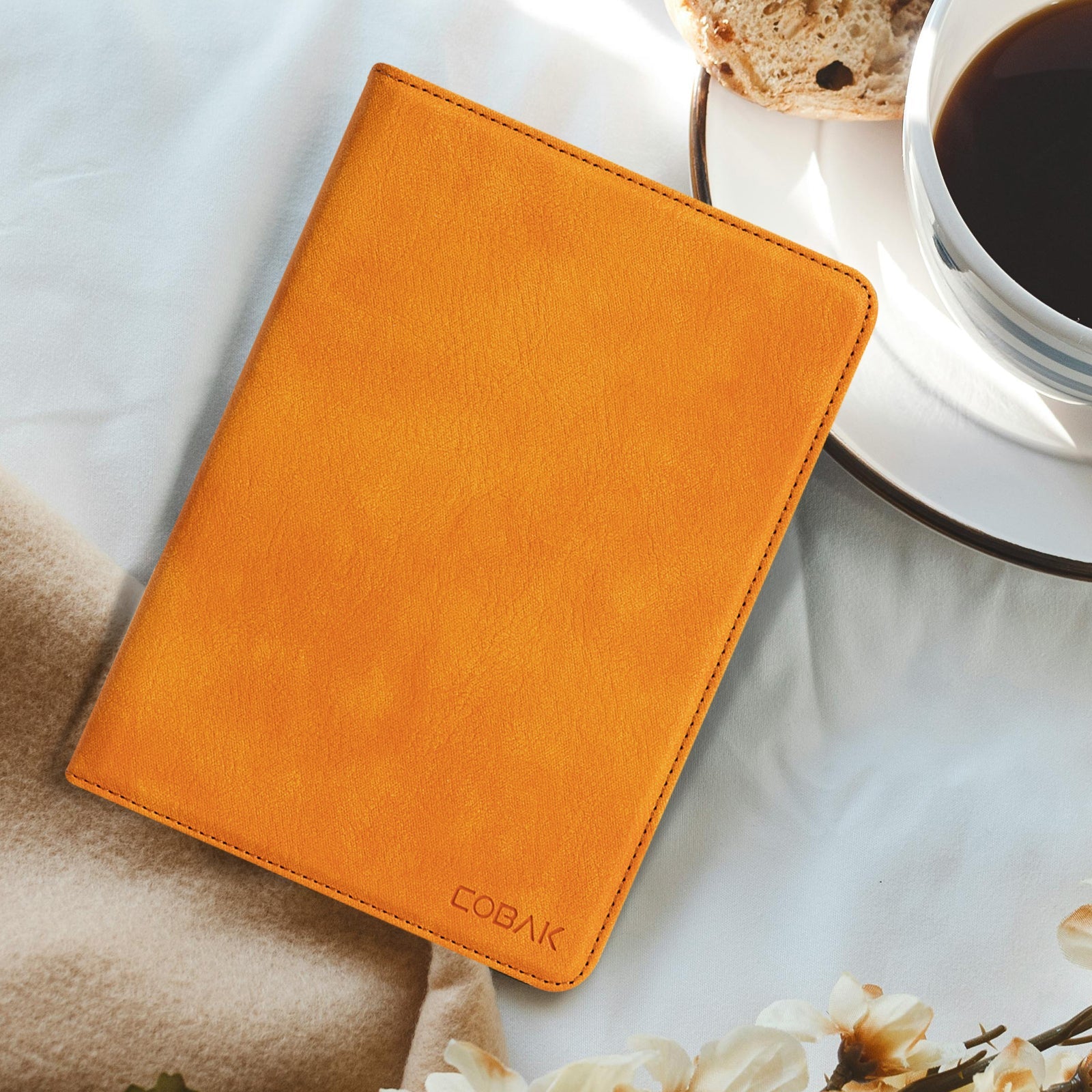 Kindle Basic (2022/2024 6 INCH) Case With Stand#Color_Orange
