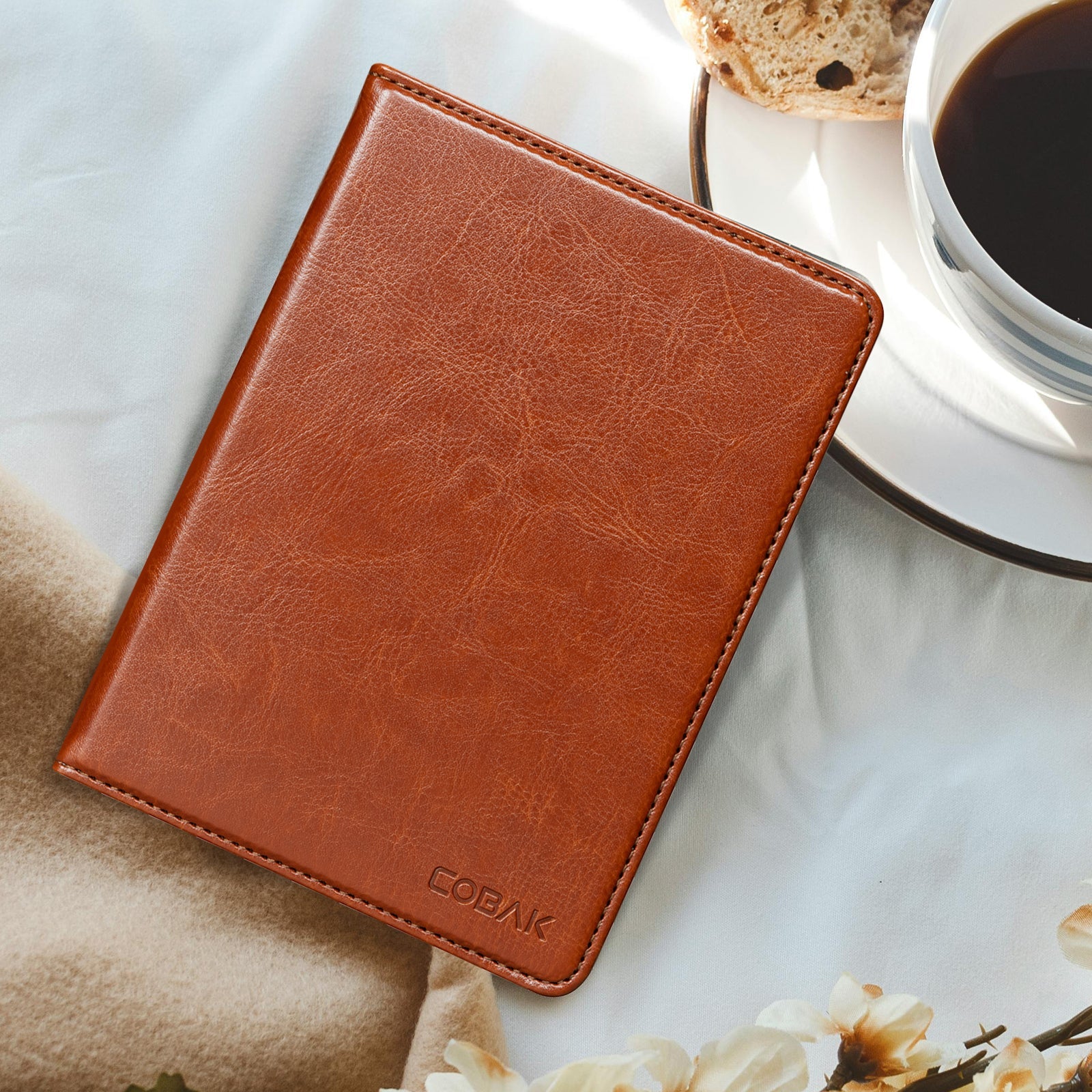 Kindle Basic (2022/2024 6 INCH) Case With Stand#Color_R64 Brown