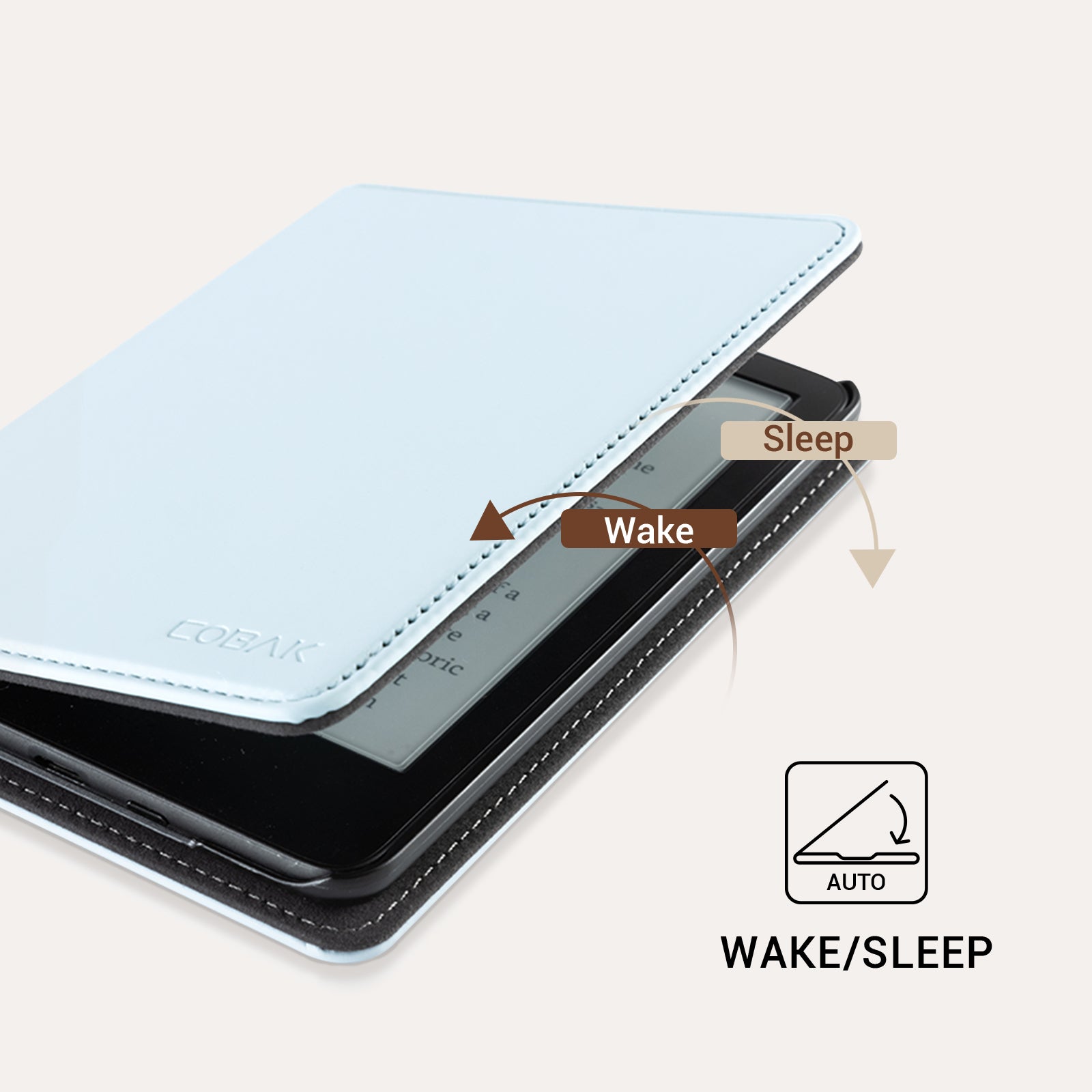 Kindle Basic (2022/2024 6 INCH) Case With Stand#Color_Sky Blue