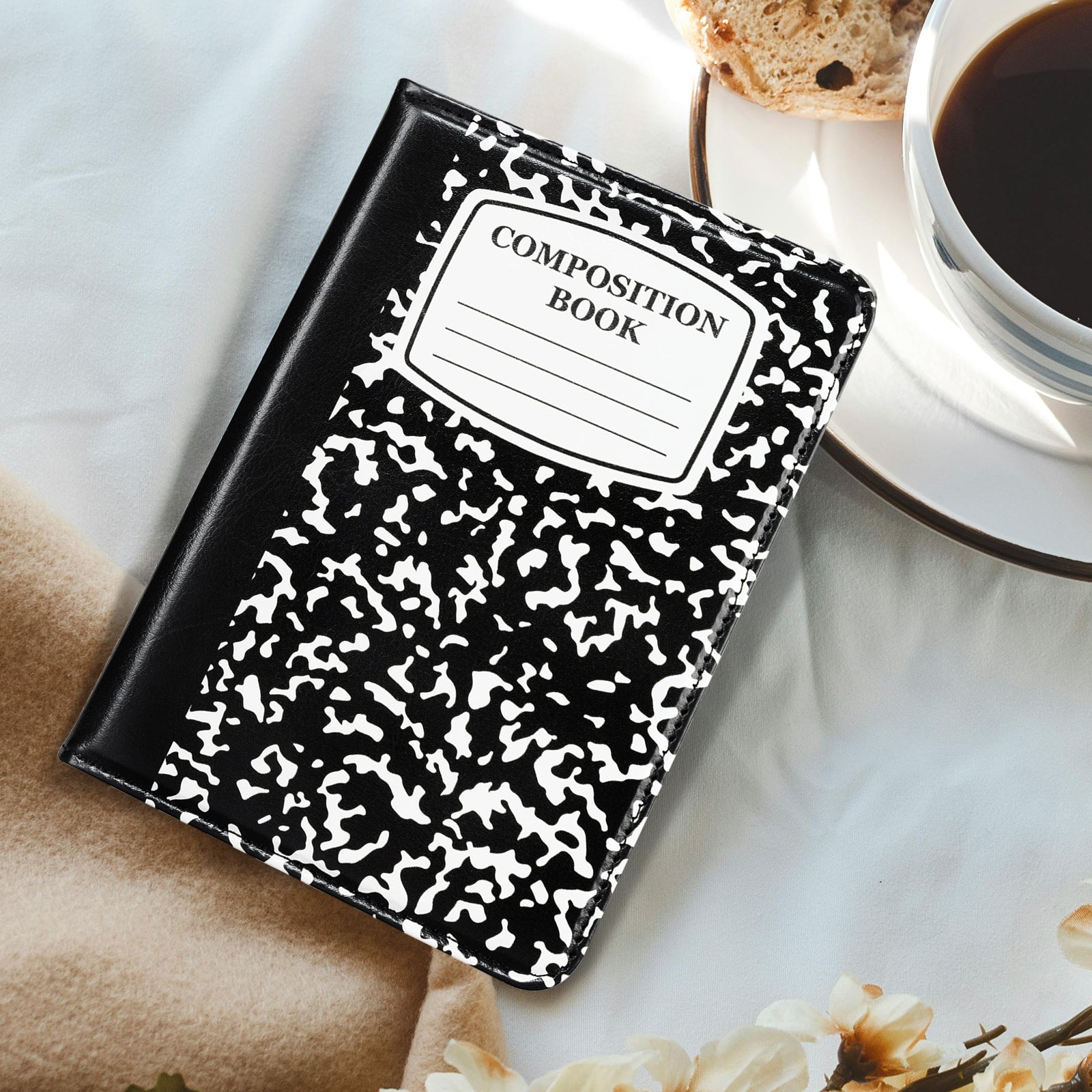 Classics Black Notes Kindle Basic 6 Inch Case With Stand