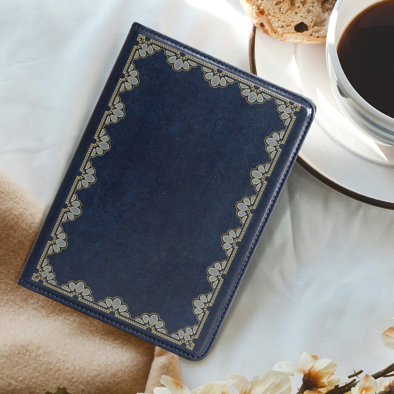 Classics Dark Blue Notes Kindle Basic 6 Inch Case With Stand
