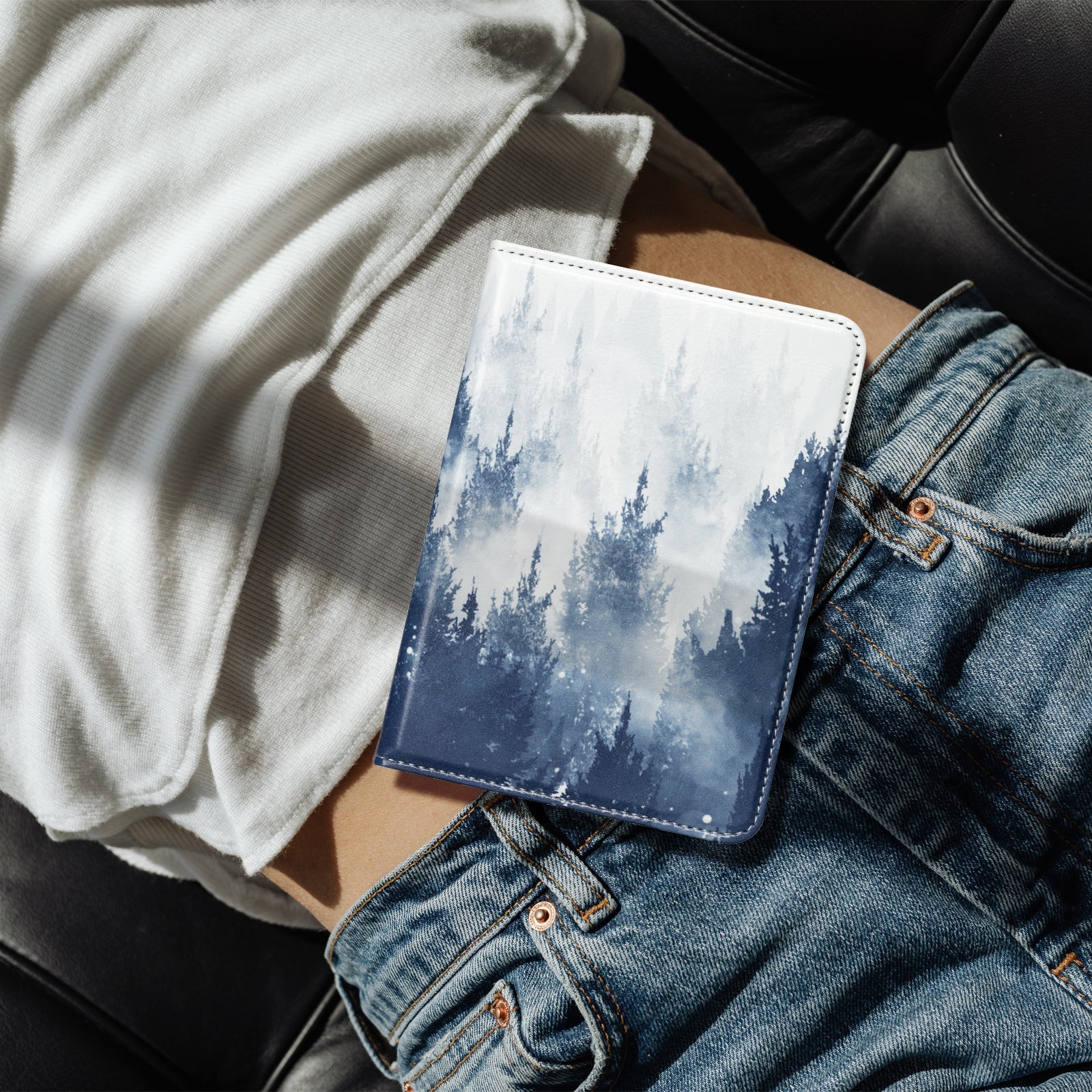 Senyu Forest Kindle Basic 6 Inch Case With Stand