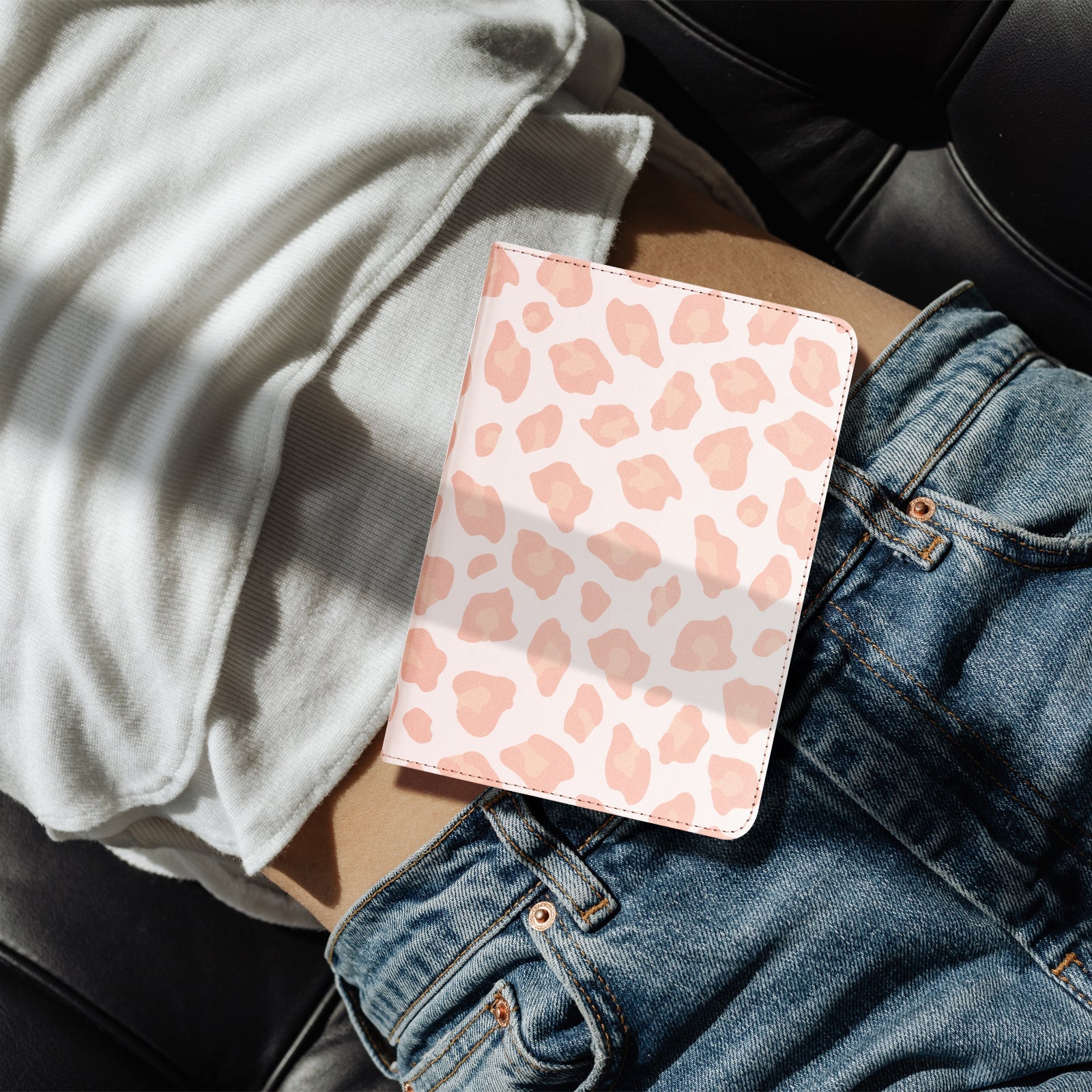Ego Pink Leopard Kindle Basic 6 Inch Case With Stand