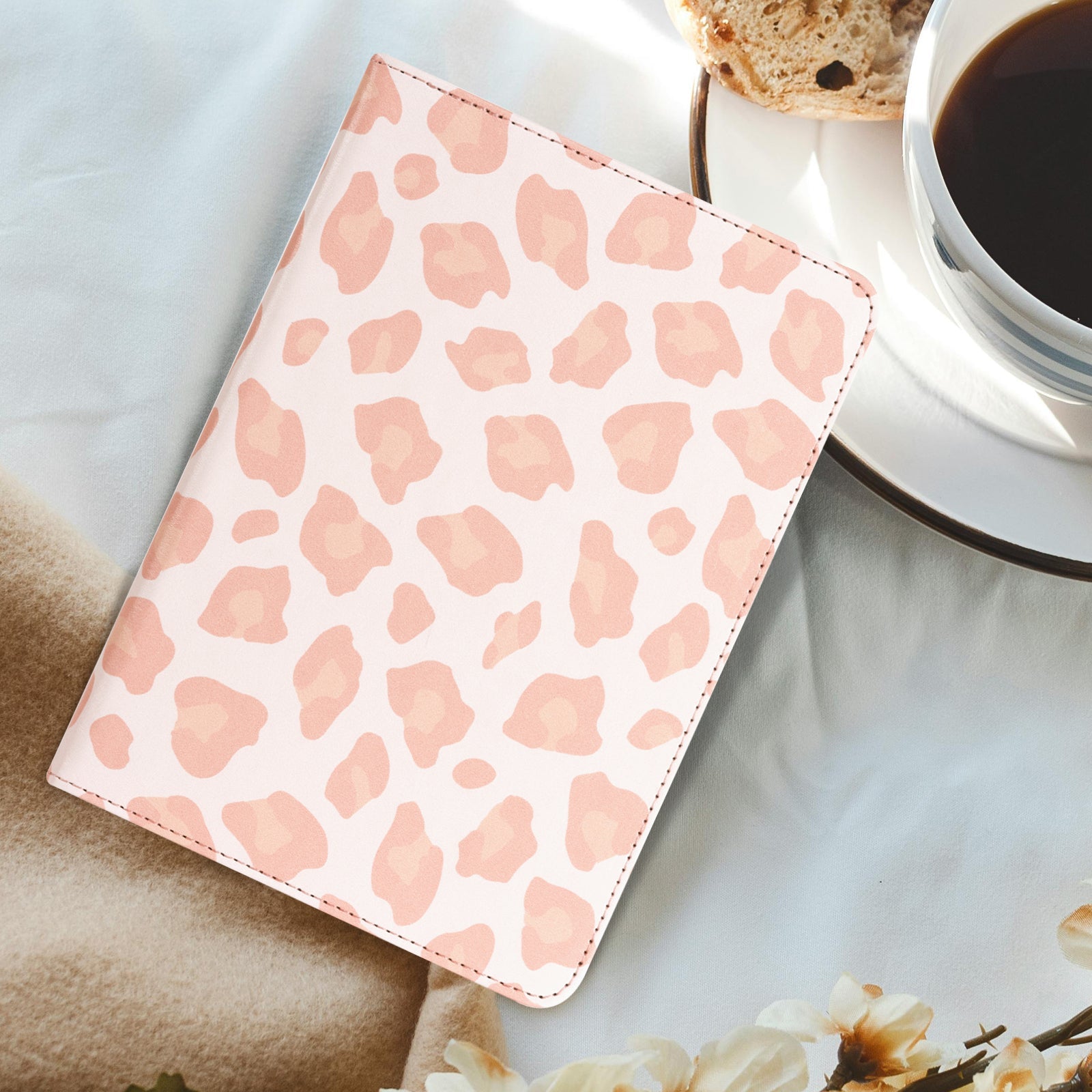 Ego Pink Leopard Kindle Basic 6 Inch Case With Stand