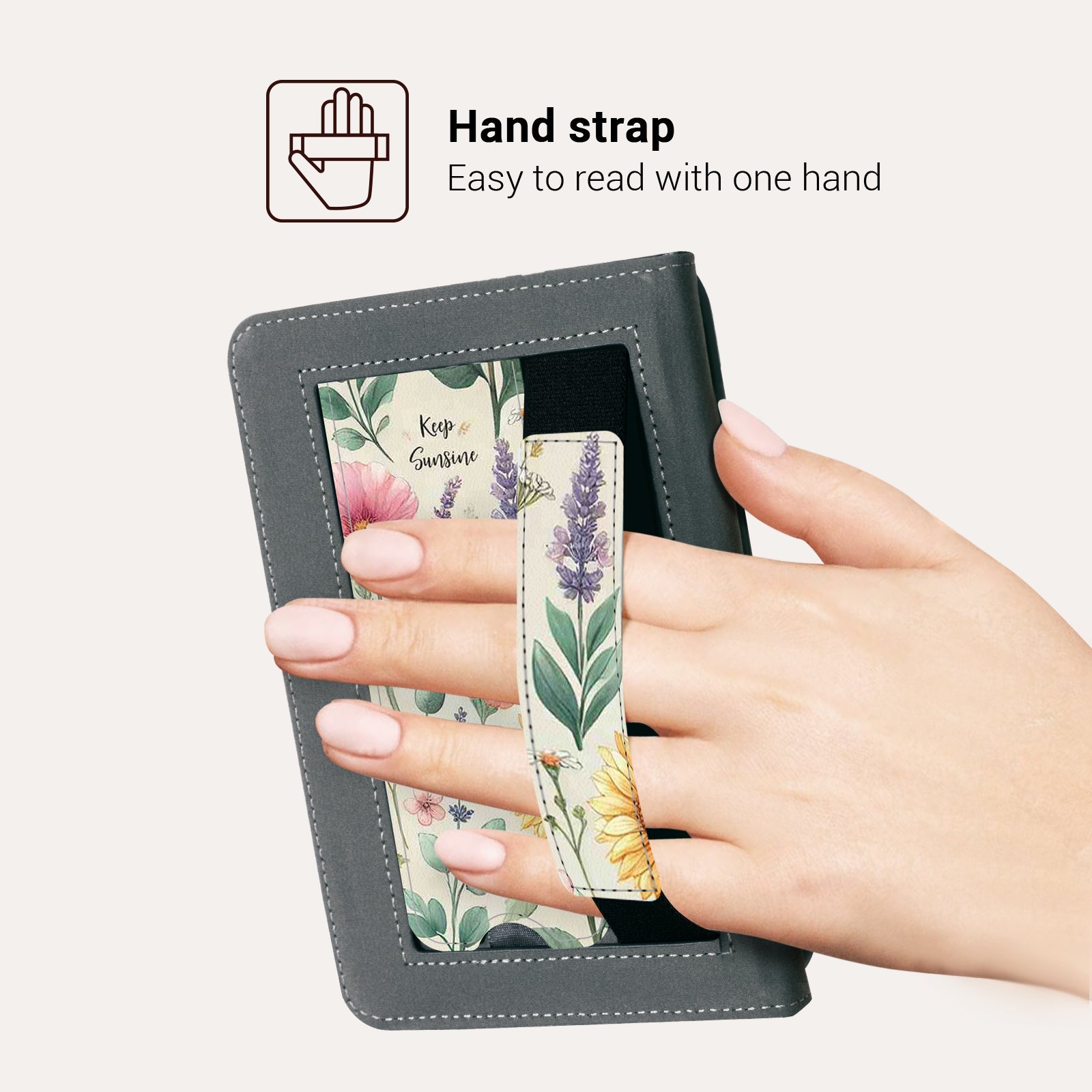 Eden Sunshine Garden Kindle Basic 6 Inch Case With Stand