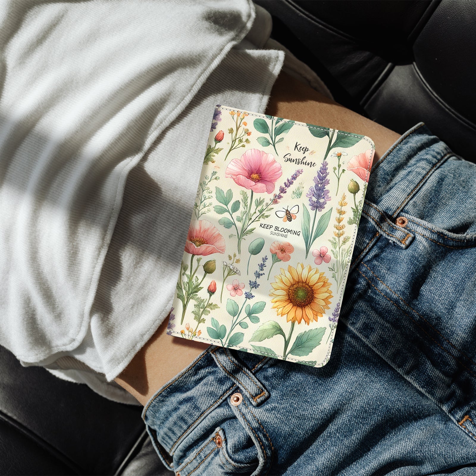 Eden Sunshine Garden Kindle Basic 6 Inch Case With Stand
