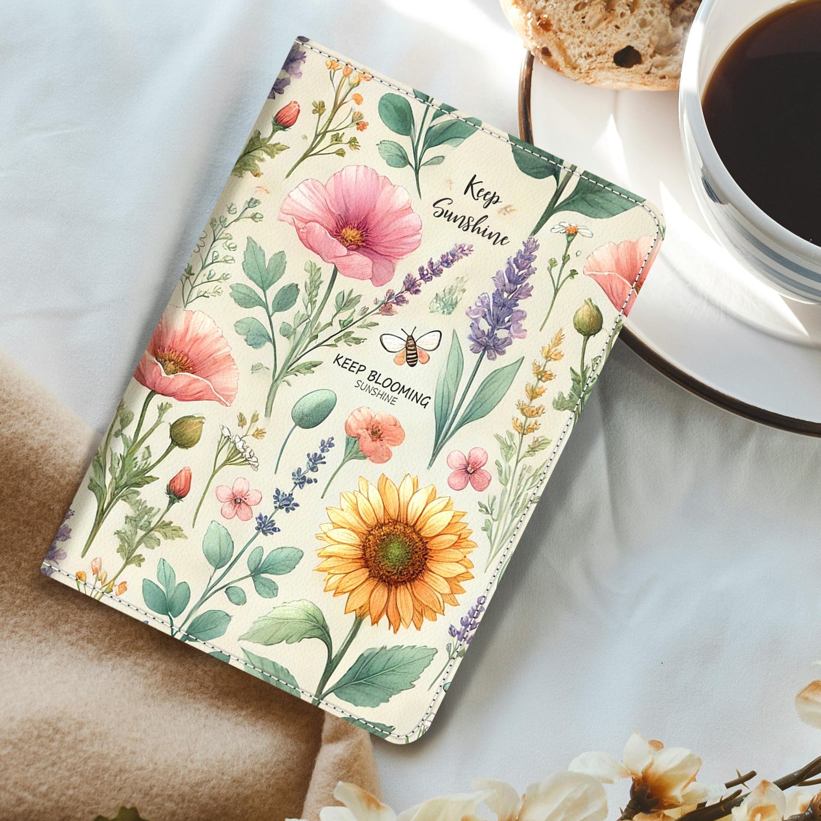 Eden Sunshine Garden Kindle Basic 6 Inch Case With Stand