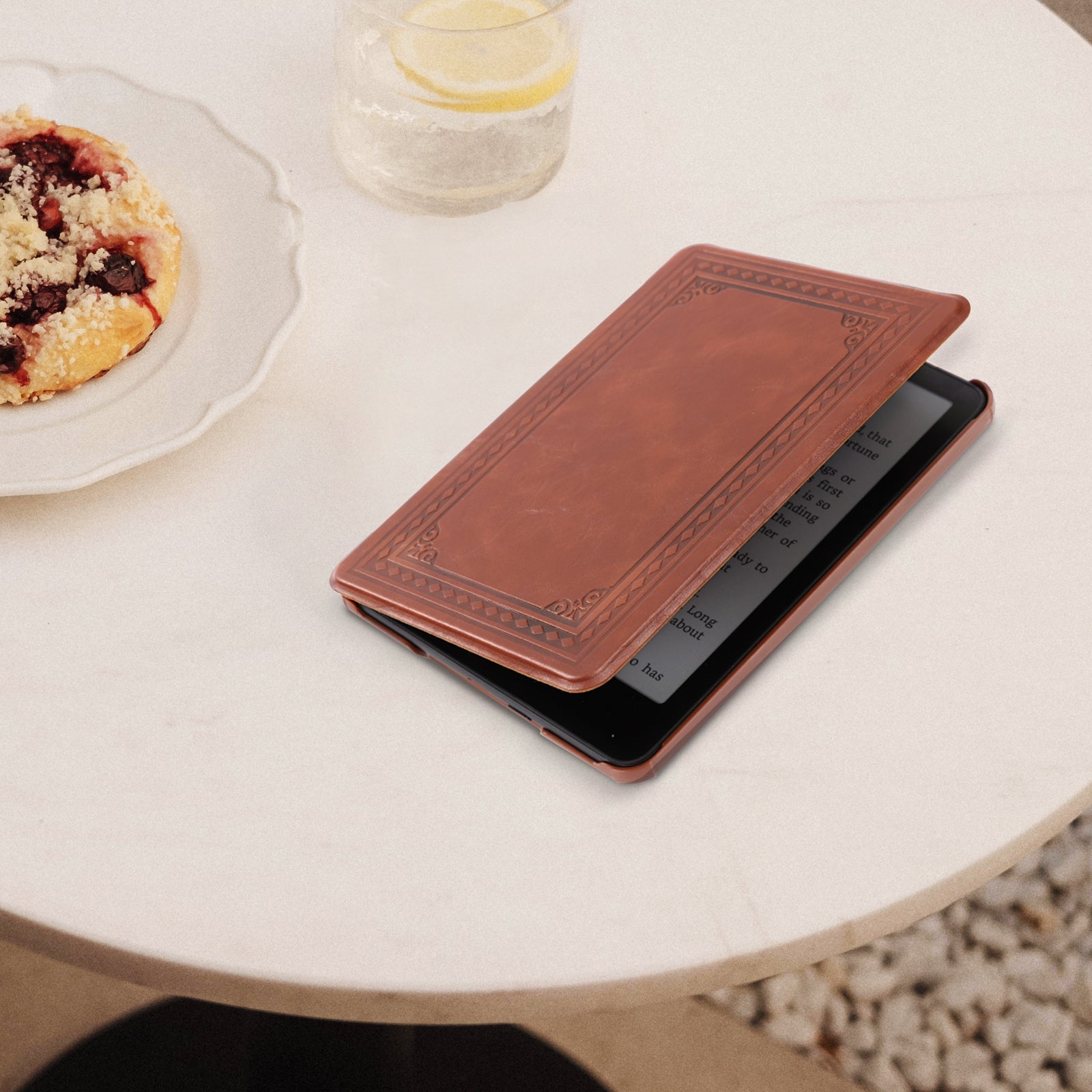 Kindle Paper White 6th-Stand Voltage Case#Color_Cowhide Brown