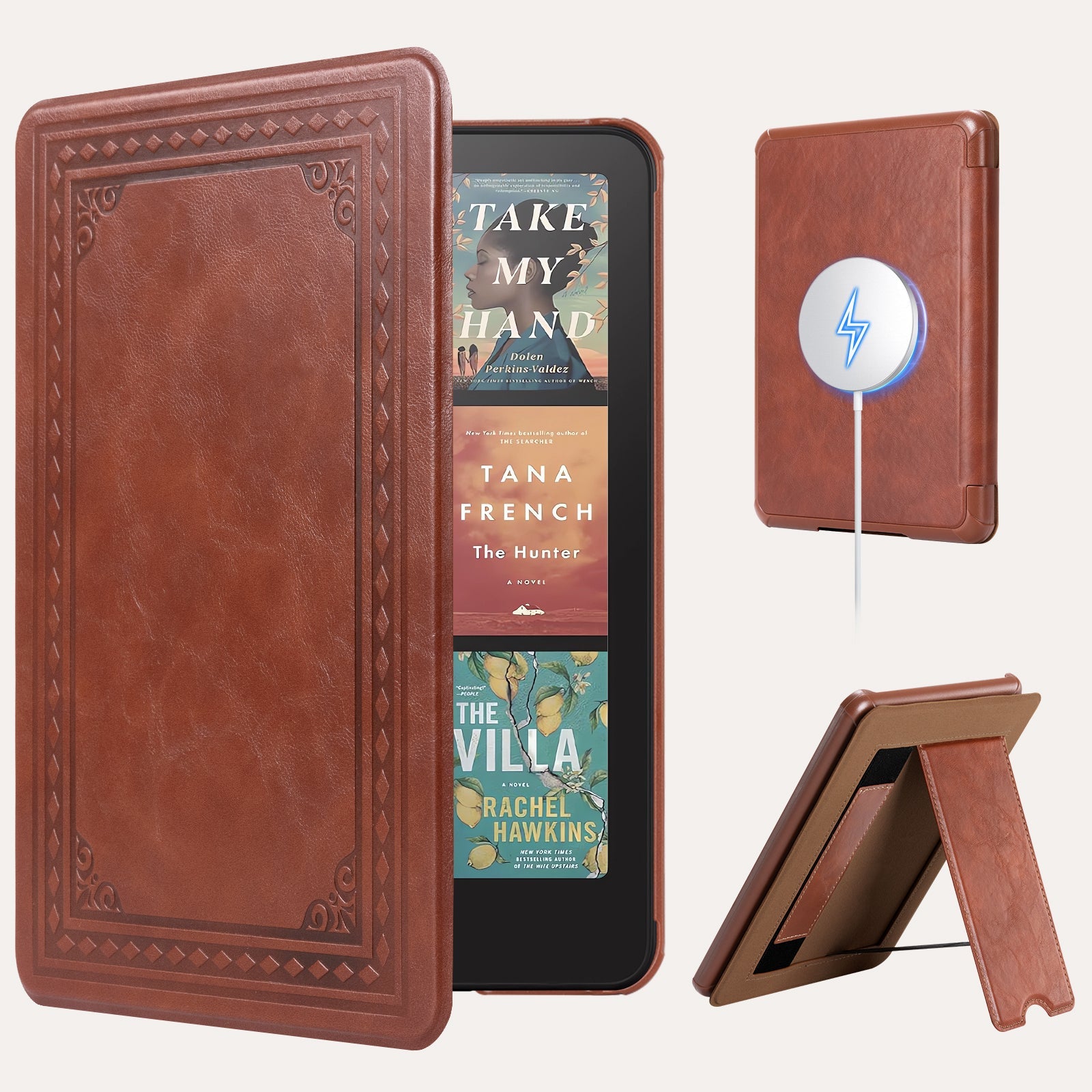 Kindle Paper White 6th-Stand Voltage Case#Color_Cowhide Brown