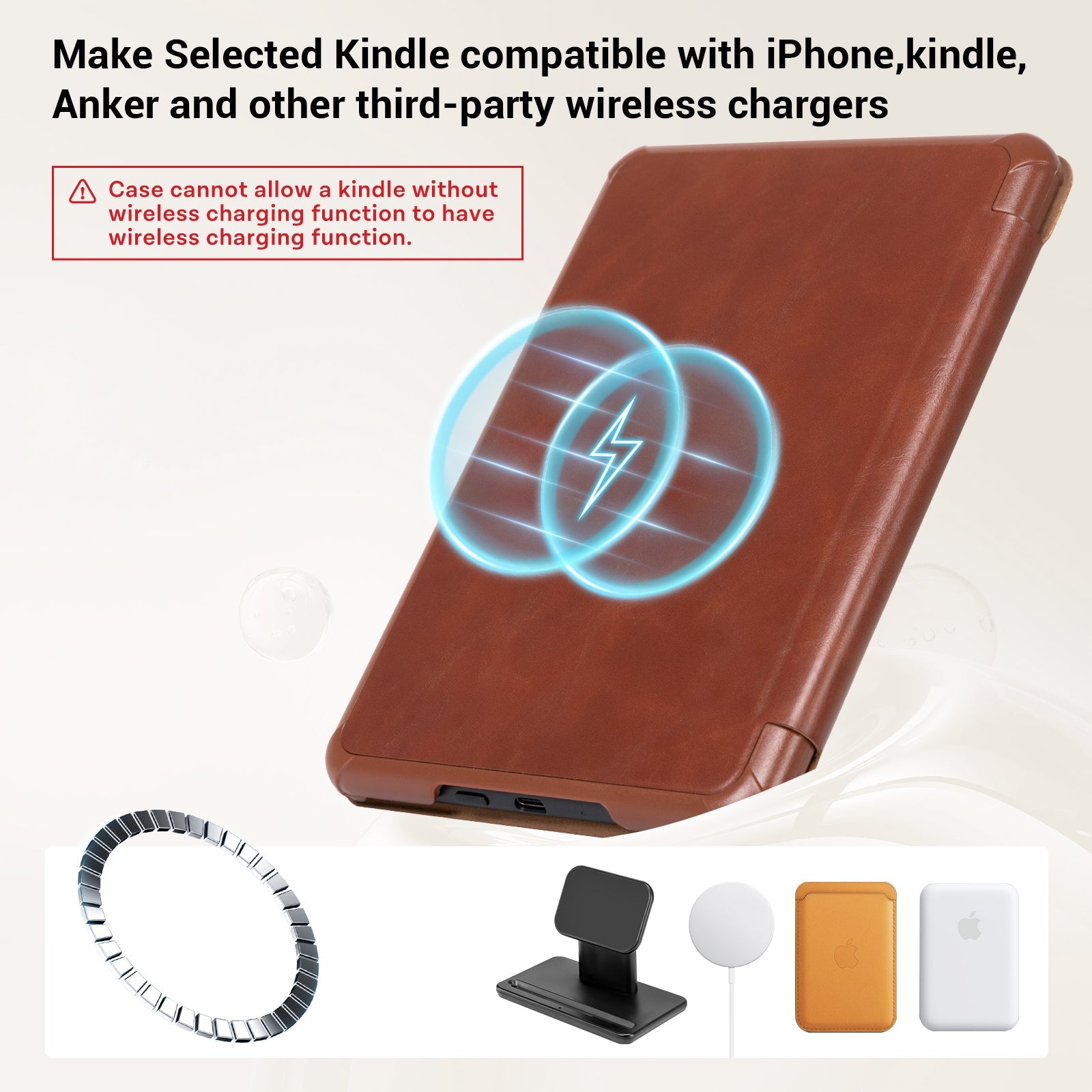 Kindle Paper White 6th-Stand Voltage Case#Color_Cowhide Brown