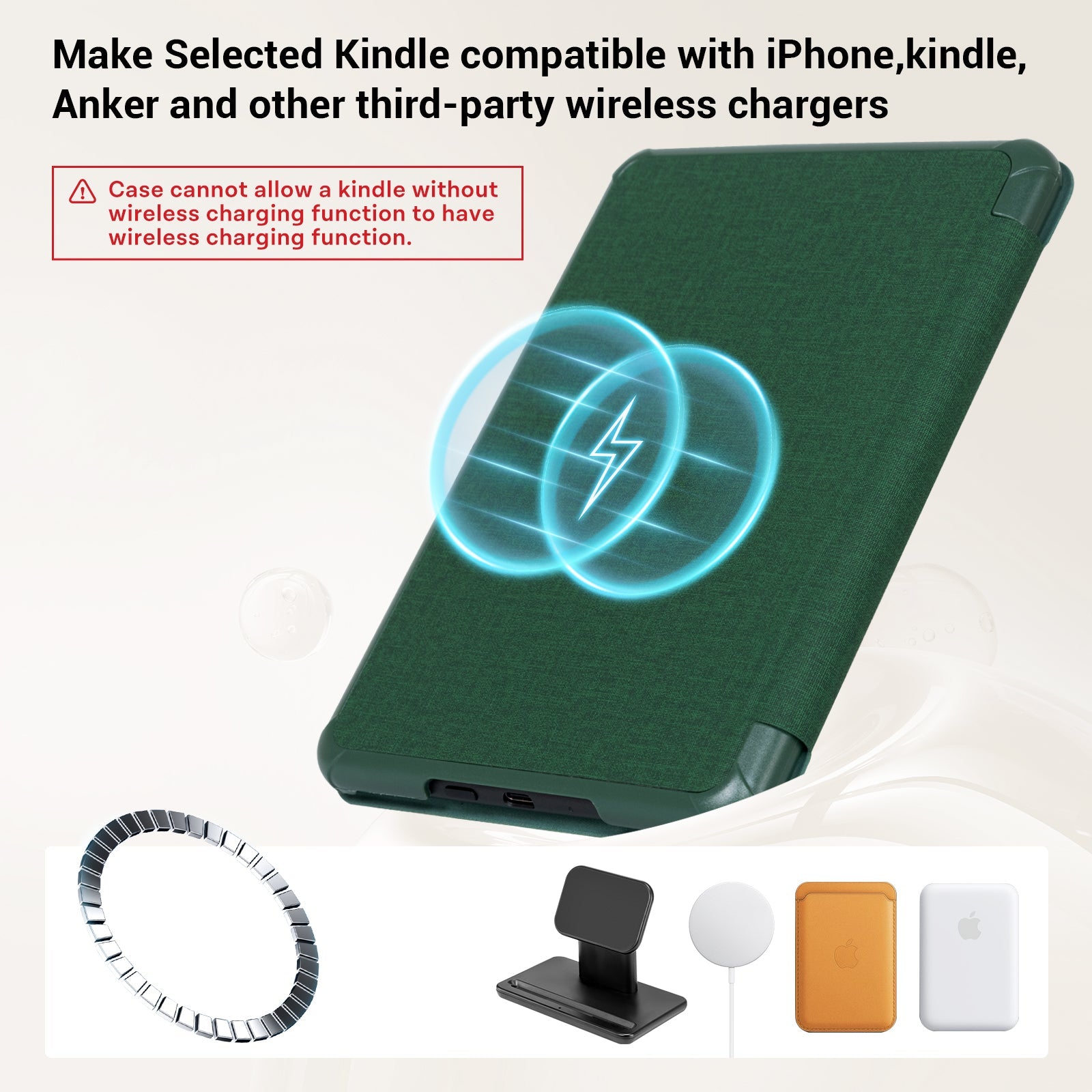Kindle Paper White 6th-Stand Voltage Case#Color_Emerald Green