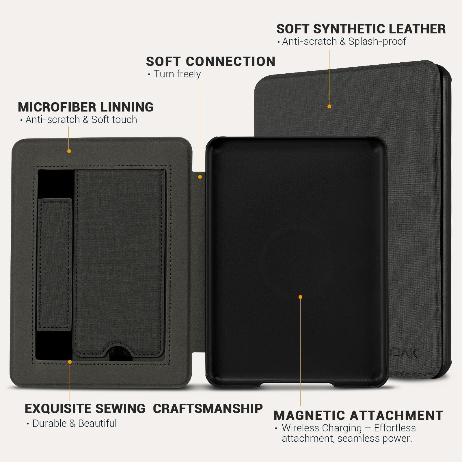 Kindle Paper White 6th-Stand Voltage Case#Color_Gray