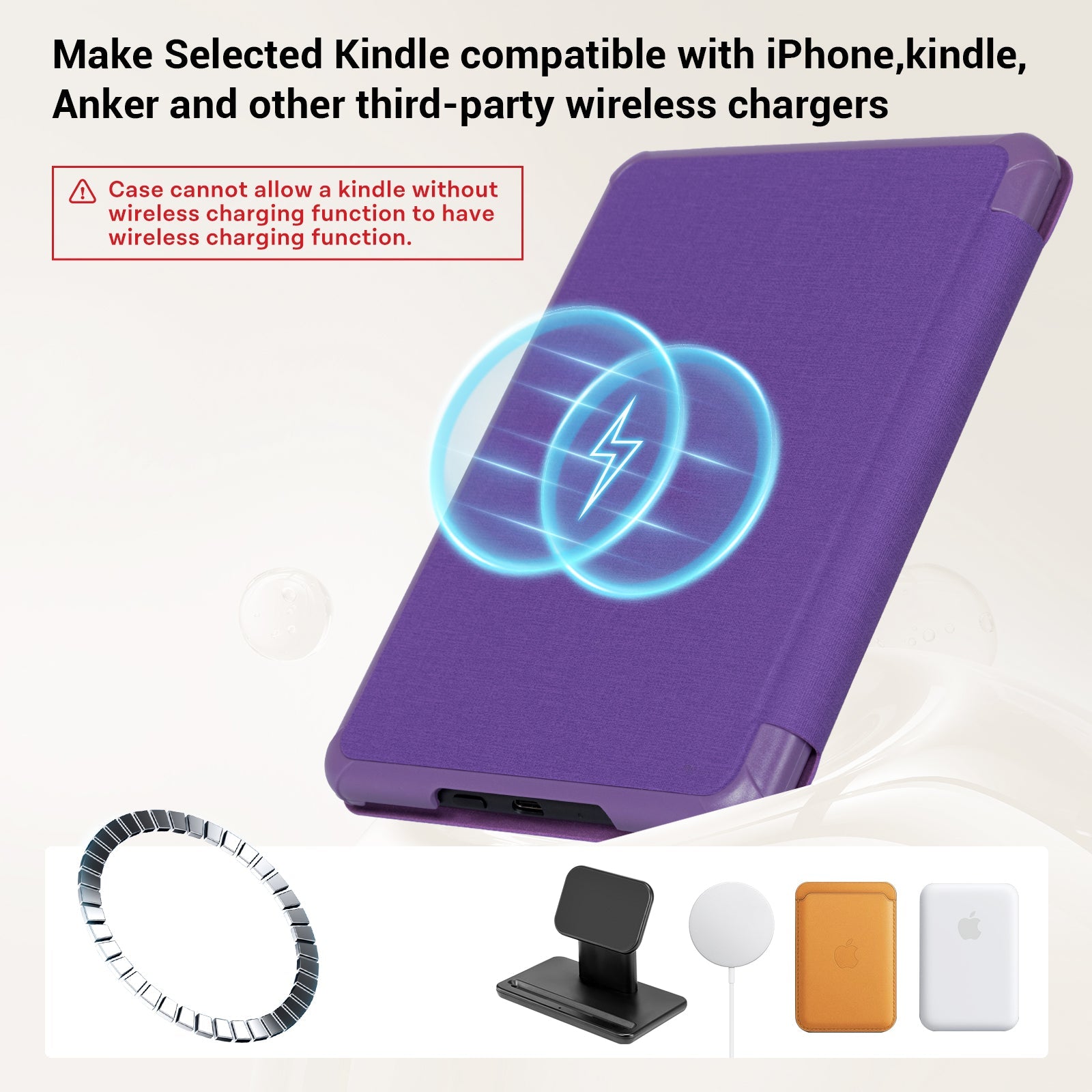 Kindle Paper White 6th-Stand Voltage Case#Color_Purple