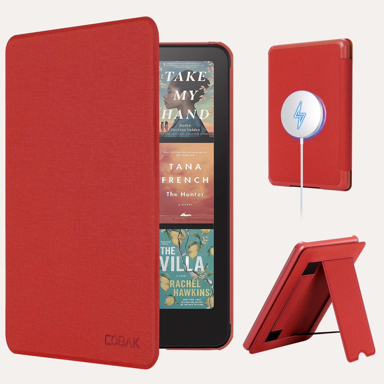 Kindle Paper White 6th-Stand Voltage Case#Color_Red