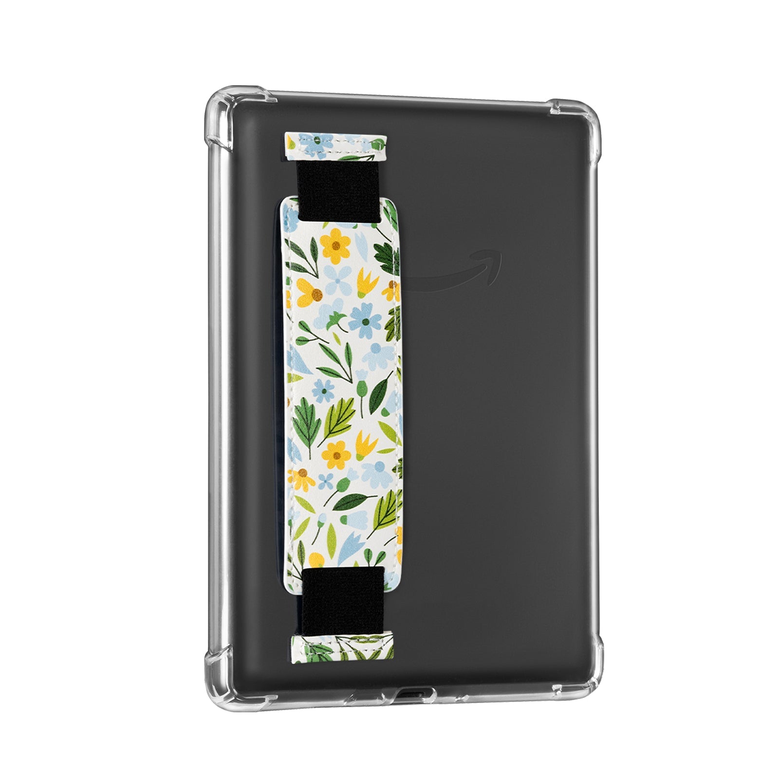 Kindle Paperwhite 12th Gen (2024 7 inch) Clear with Hand Strap Case#Color_Emerald Green